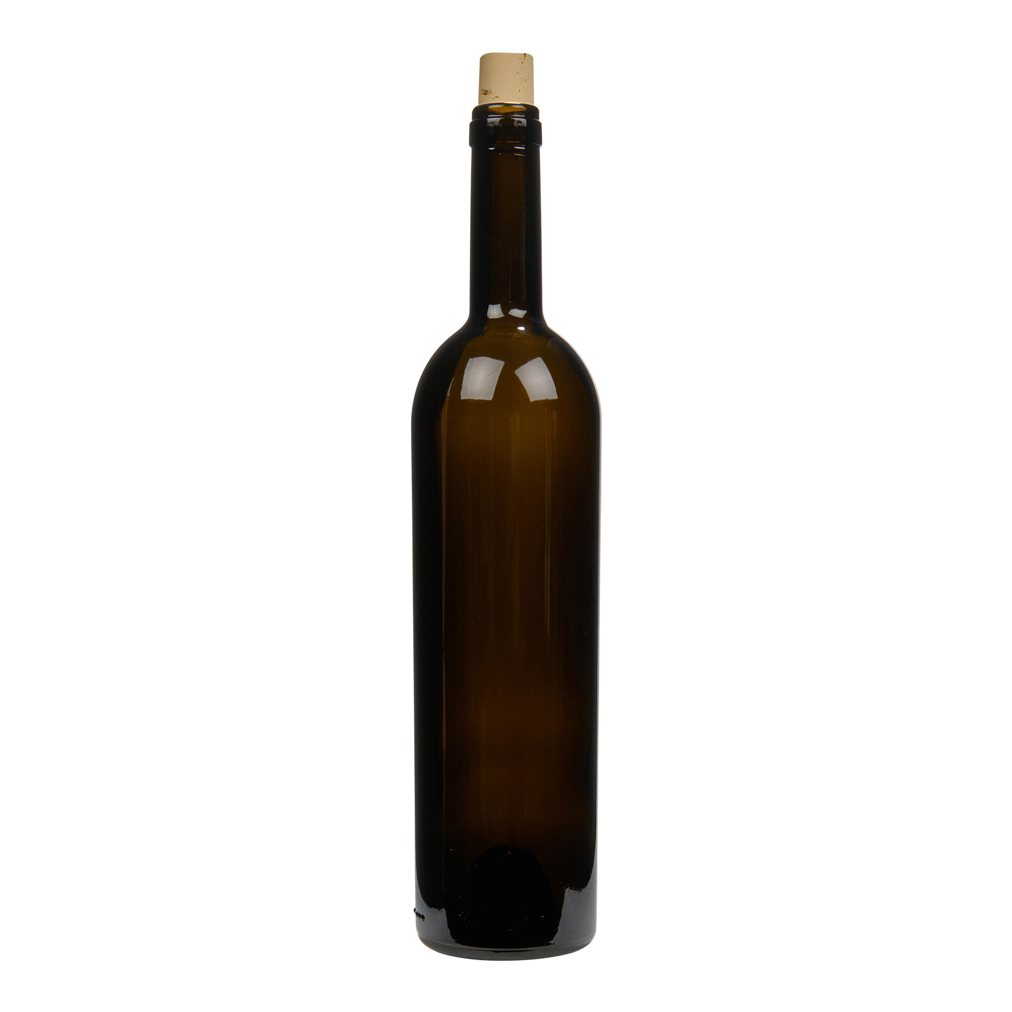 750 ml veinpudel 'Liberty', antiikroheline, suue: kork