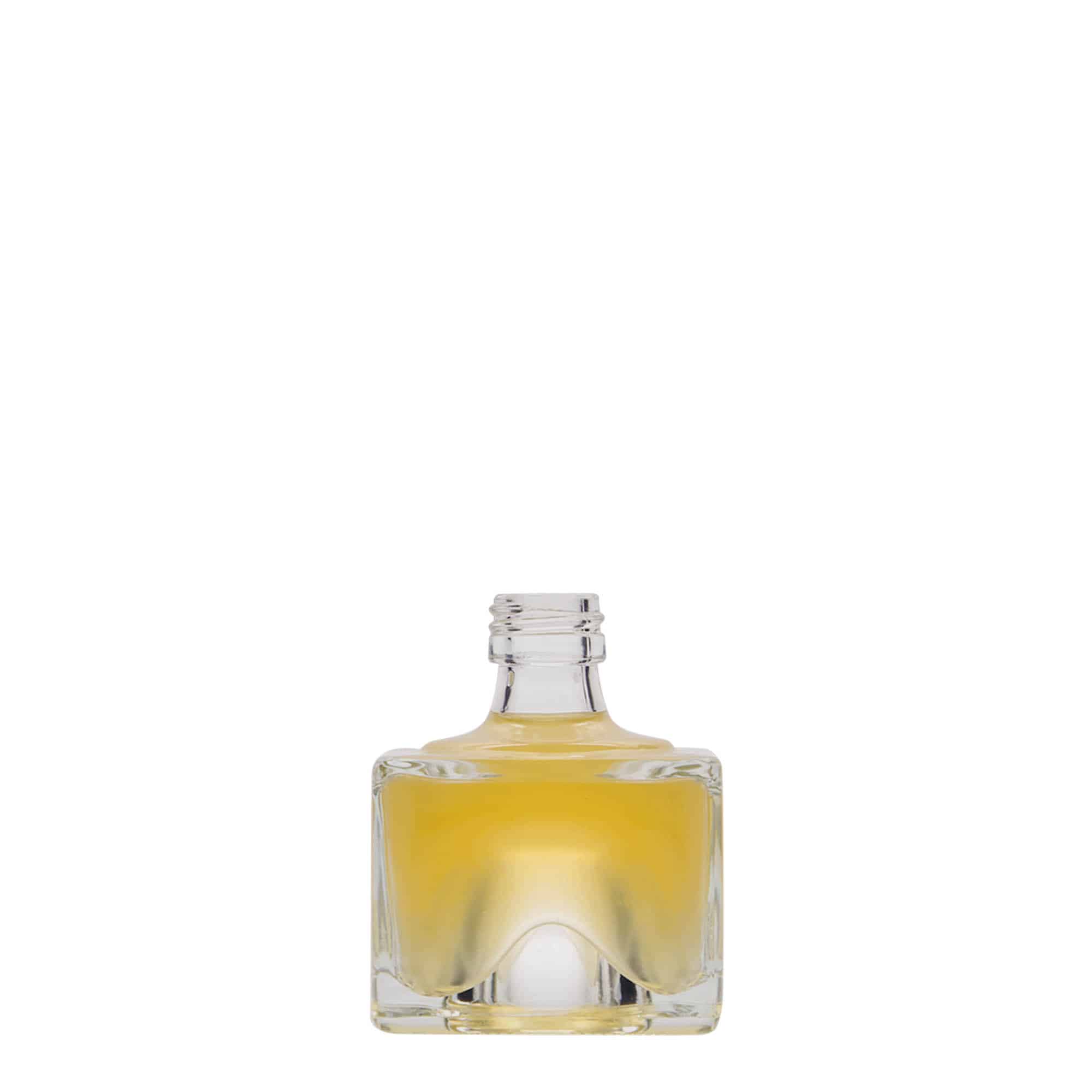 40 ml klaaspudel 'Cocolores', ruudukujuline, sulgur: PP 18