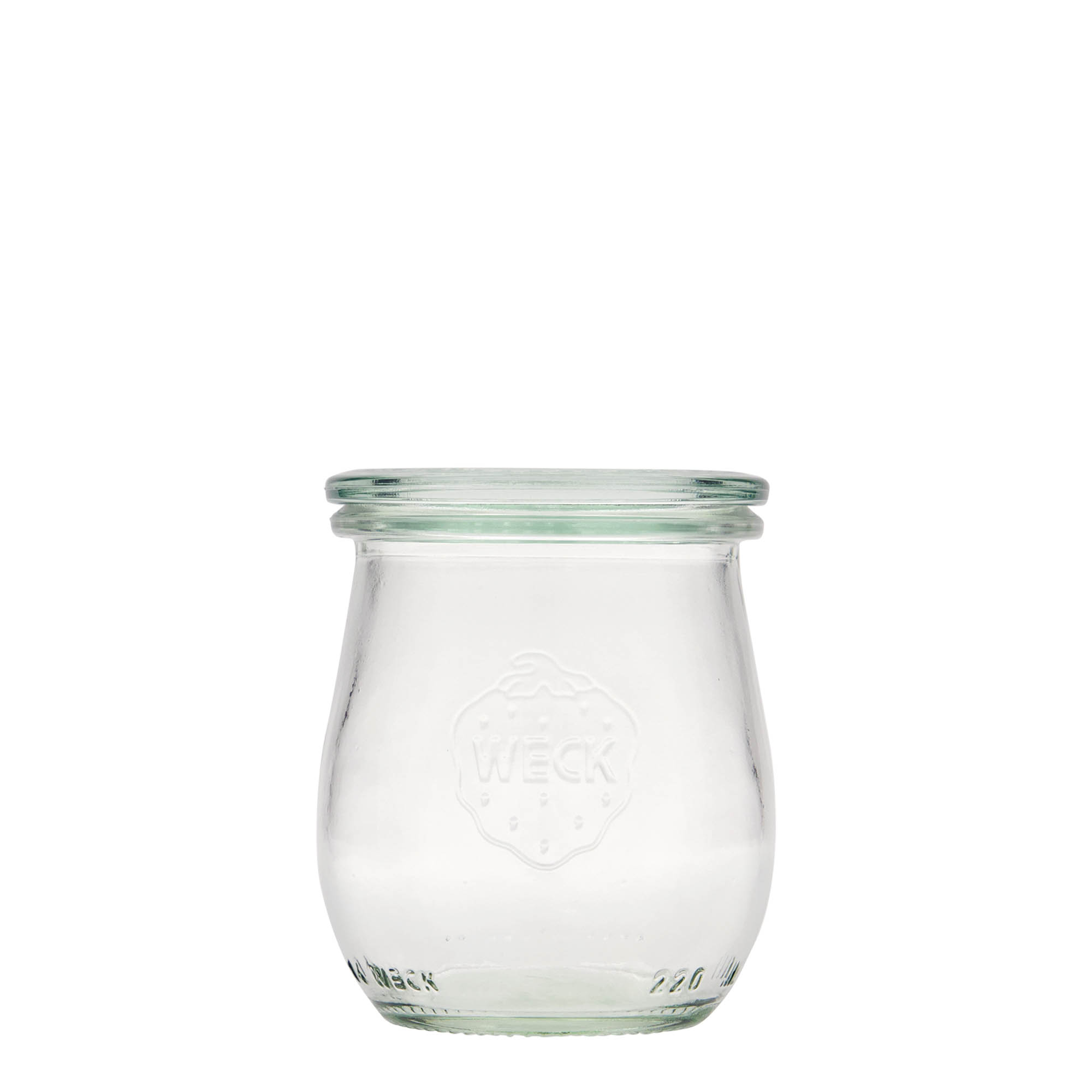 220 ml WECK-tulbipurk, suu: ümaräär 220 ml WECK-tulbipurk, suu: ümaräär