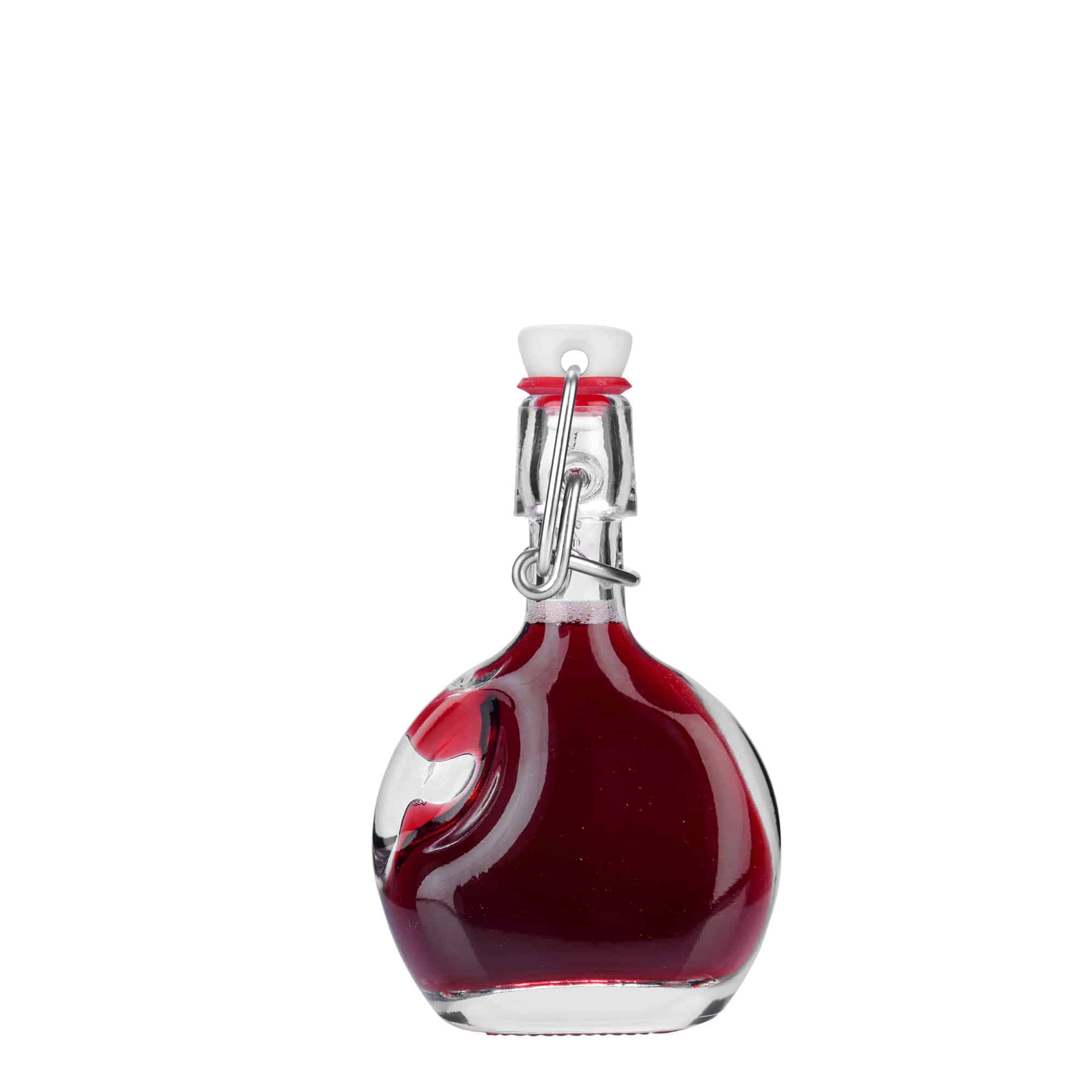 40 ml klaaspudel 'Lukas', ovaalne, suuava: klambrikork