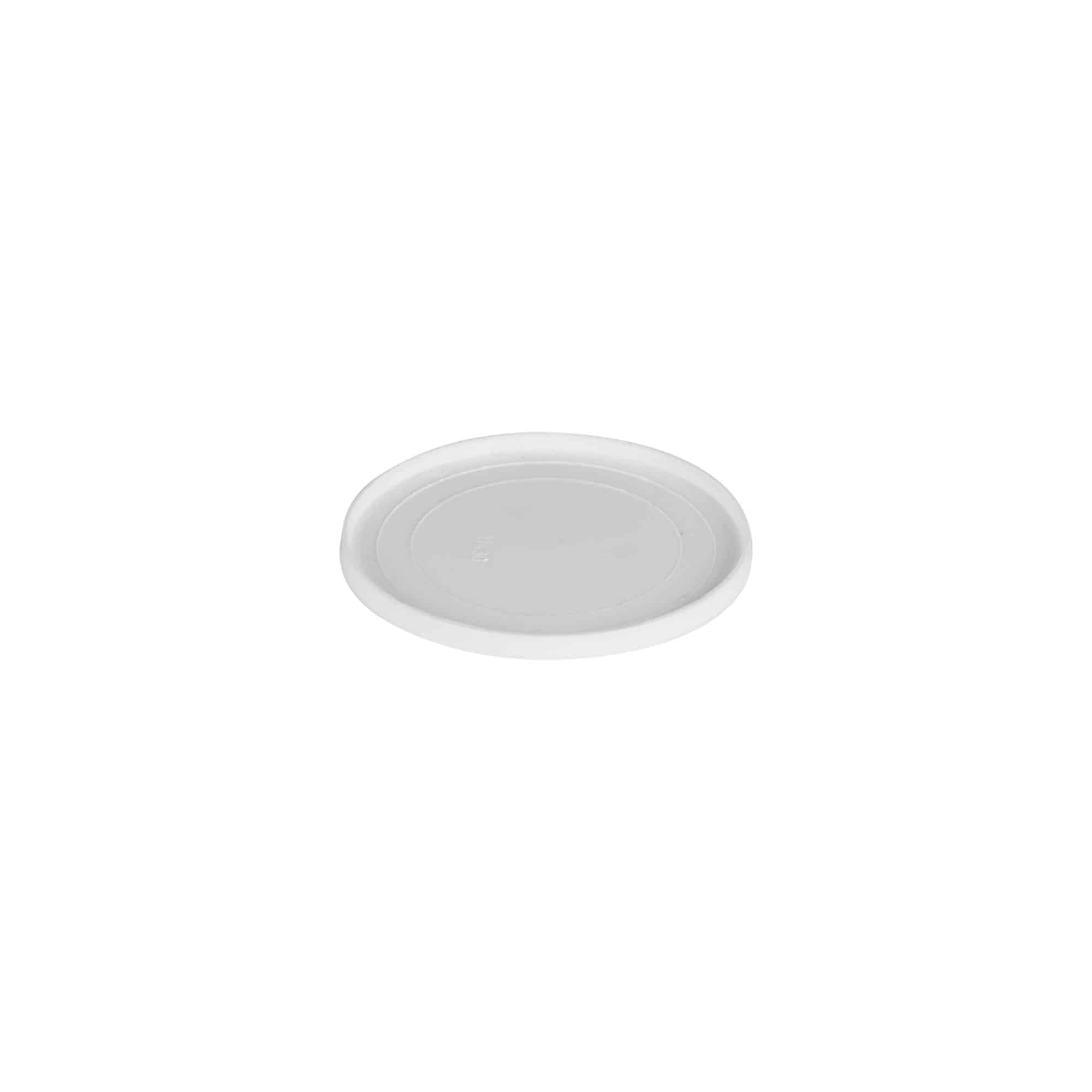 Katteplaat 15 ml jaoks 'Bianca', PP-plastik, valge