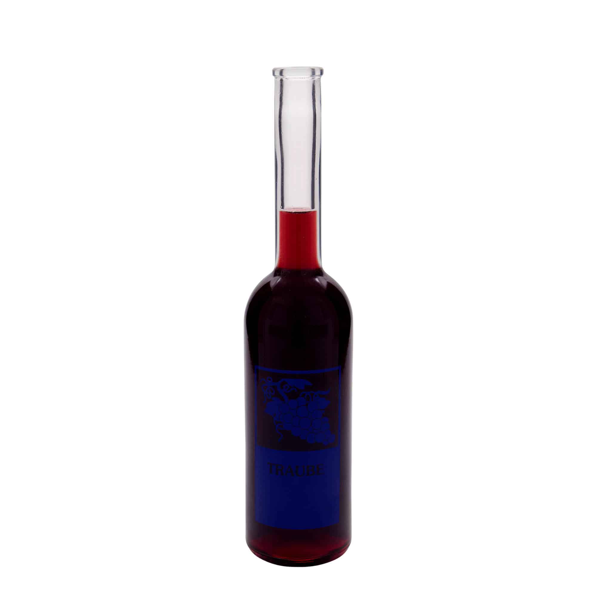 500 ml klaaspudel 'Opera', motiiv: viinamari, sulgur: kork