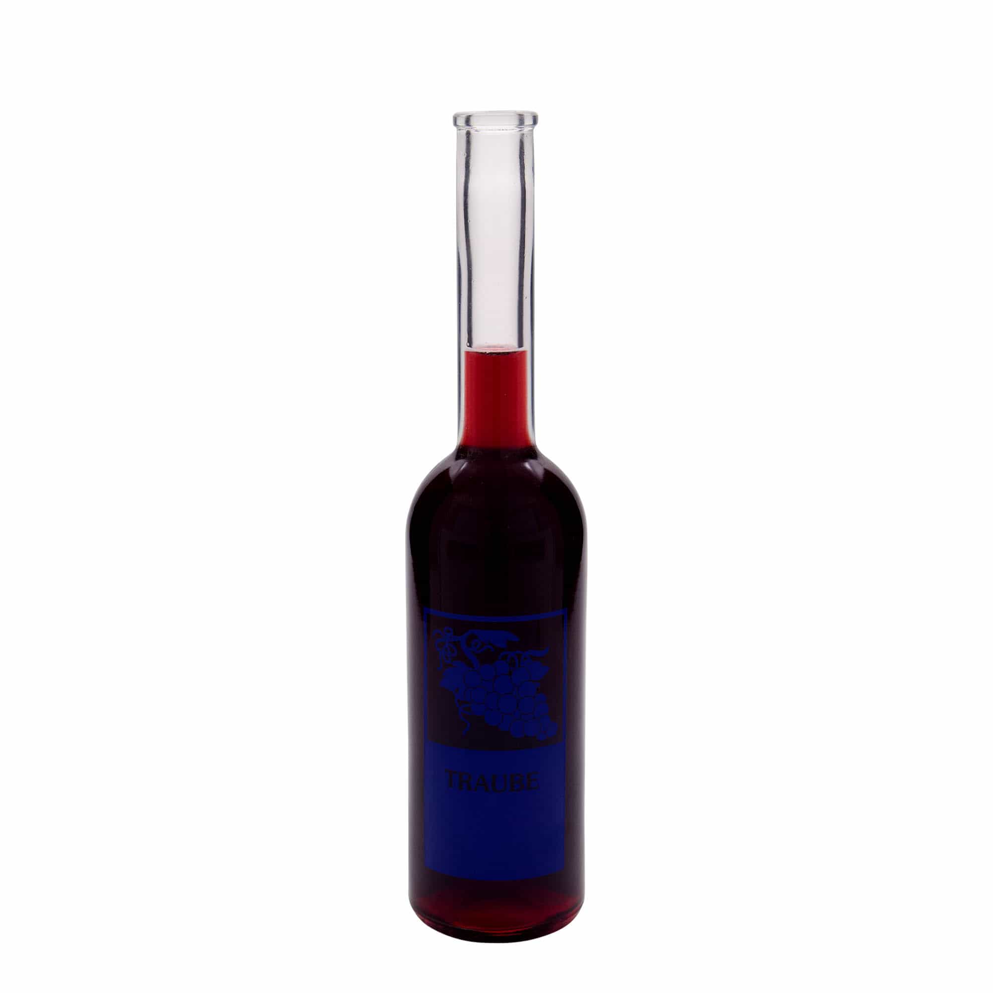 500 ml klaaspudel 'Opera', motiiv: Viinamarjad, suuava: kork