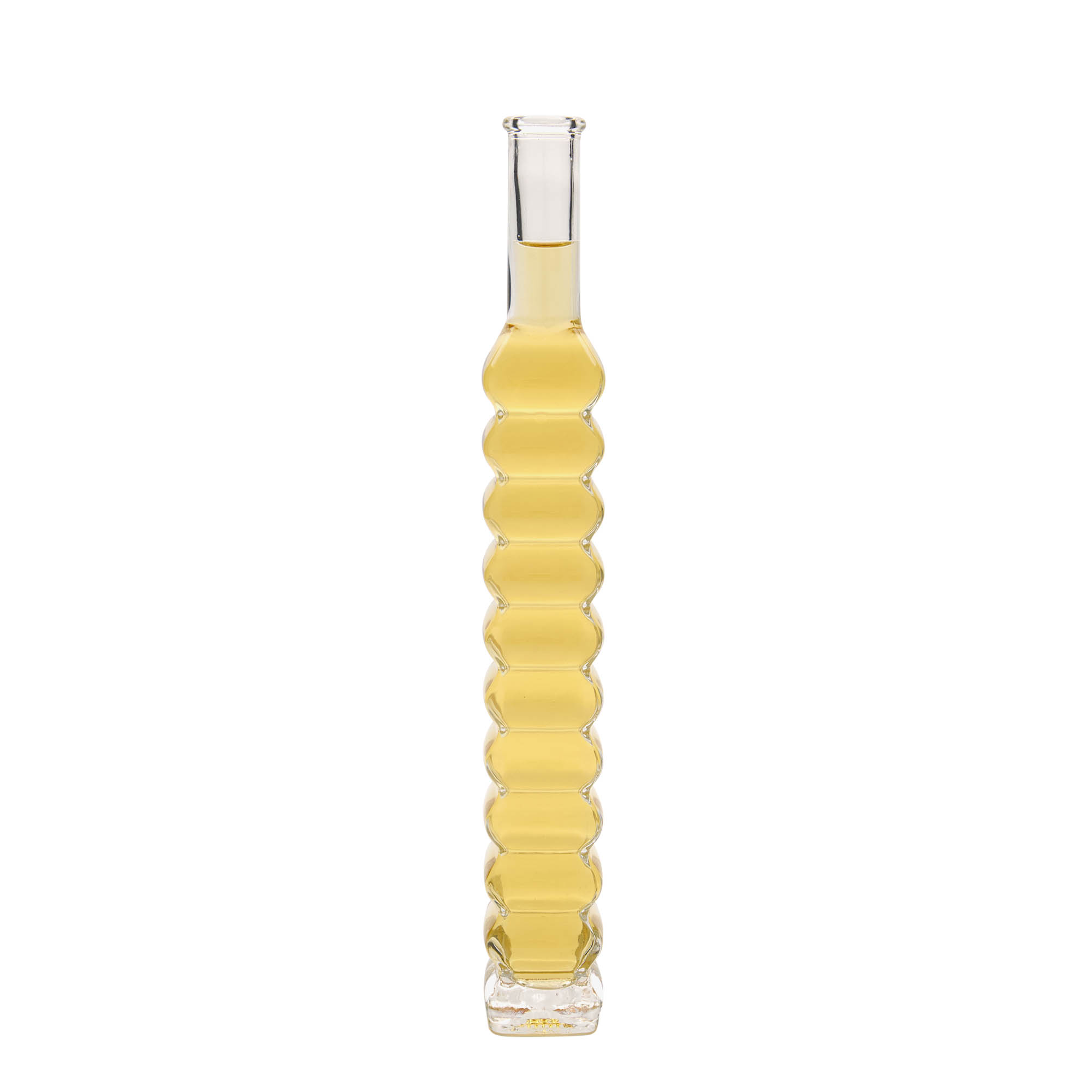 200 ml klaaspudel 'Roma', ruudukujuline, sulgur: kork