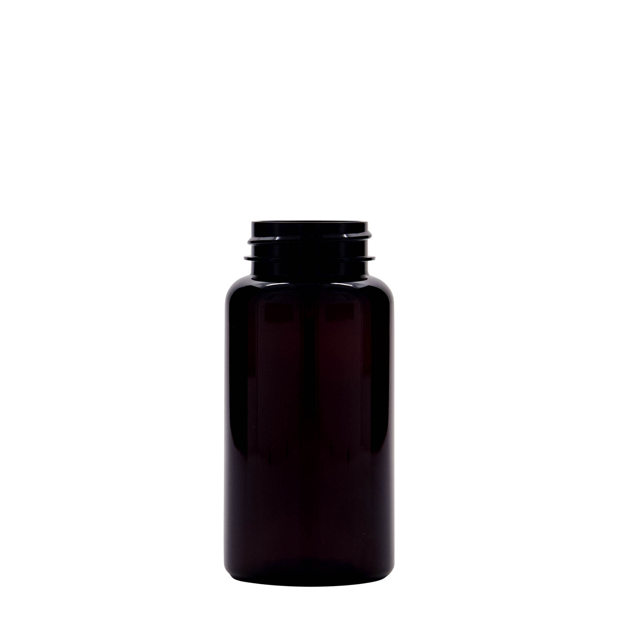 150 ml PET-pakkija, plastik, pruun, ava: 38/400