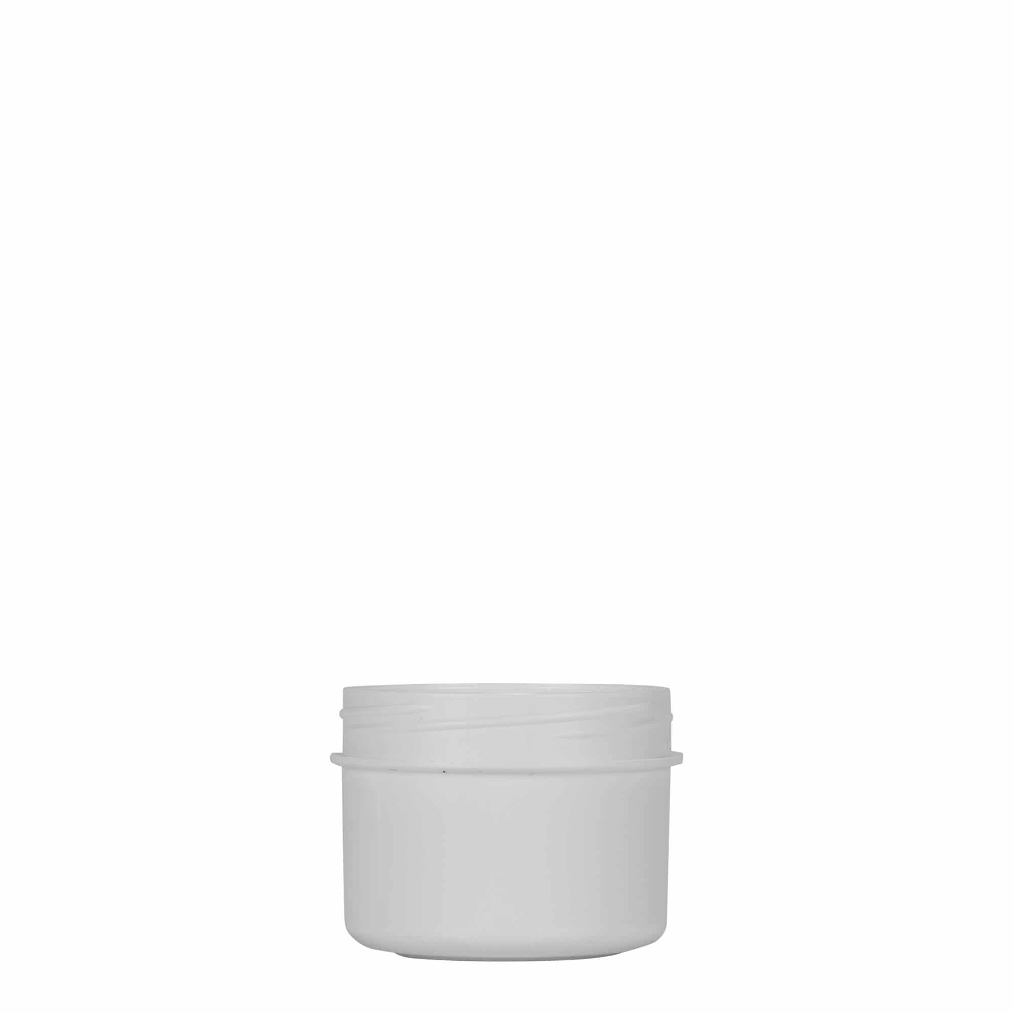 35 ml plasttoos 'White Line', PP, valge, sulgur: keeratav kaas