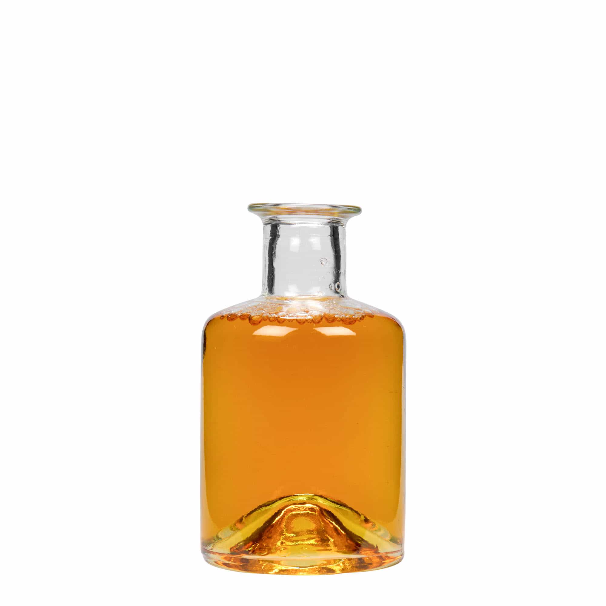 200 ml klaasist apteegipudel, sulgur: kork