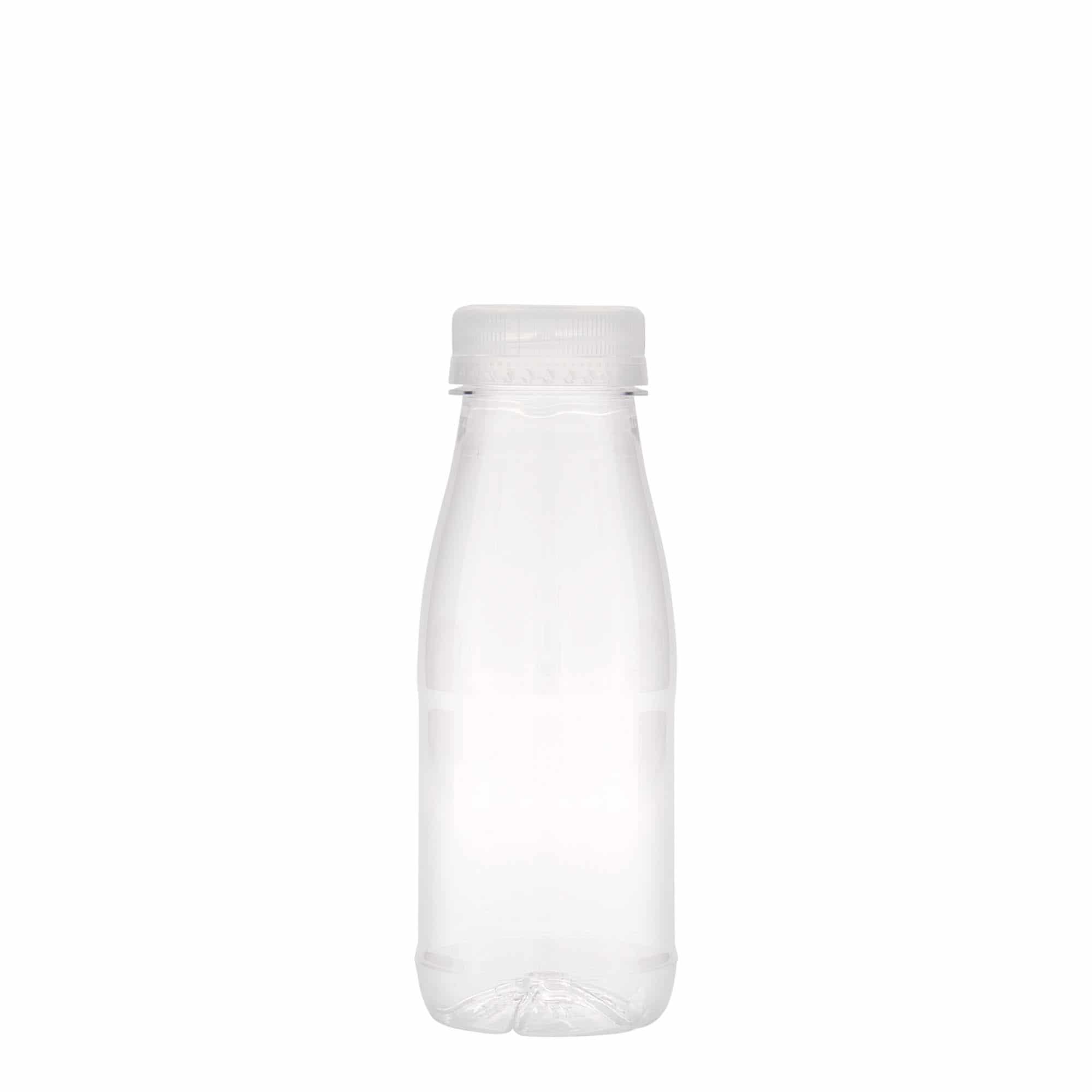 250 ml PET-pudel 'Milk and Juice', plast, sulgur: 38 mm