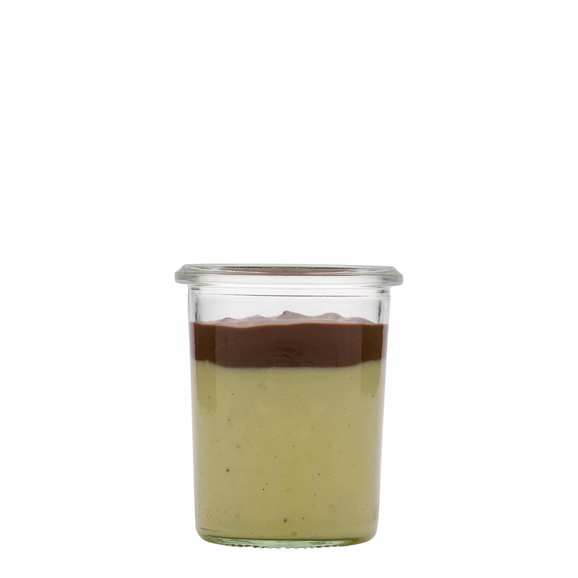 160 ml WECKi laia suuga purk, sulgur: ümar serv