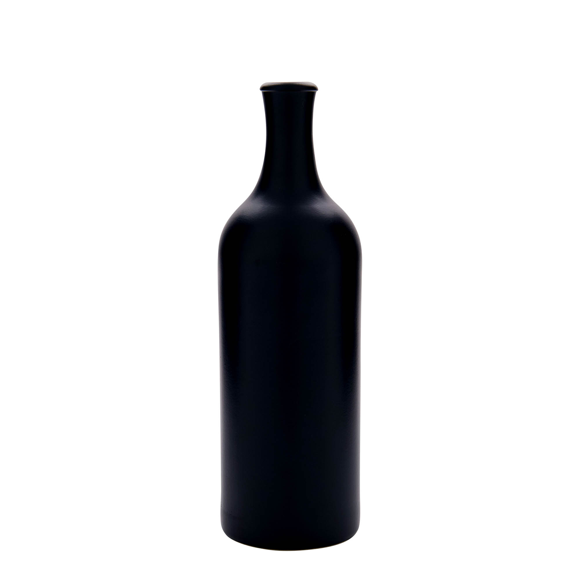 750 ml keraamiline kõrge kaelaga kruus, must, ava: kork 750 ml keraamiline kõrge kaelaga kruus, must, ava: kork