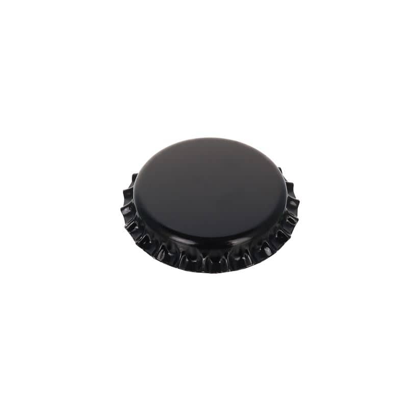 Kroonkork 29 mm, metall, must