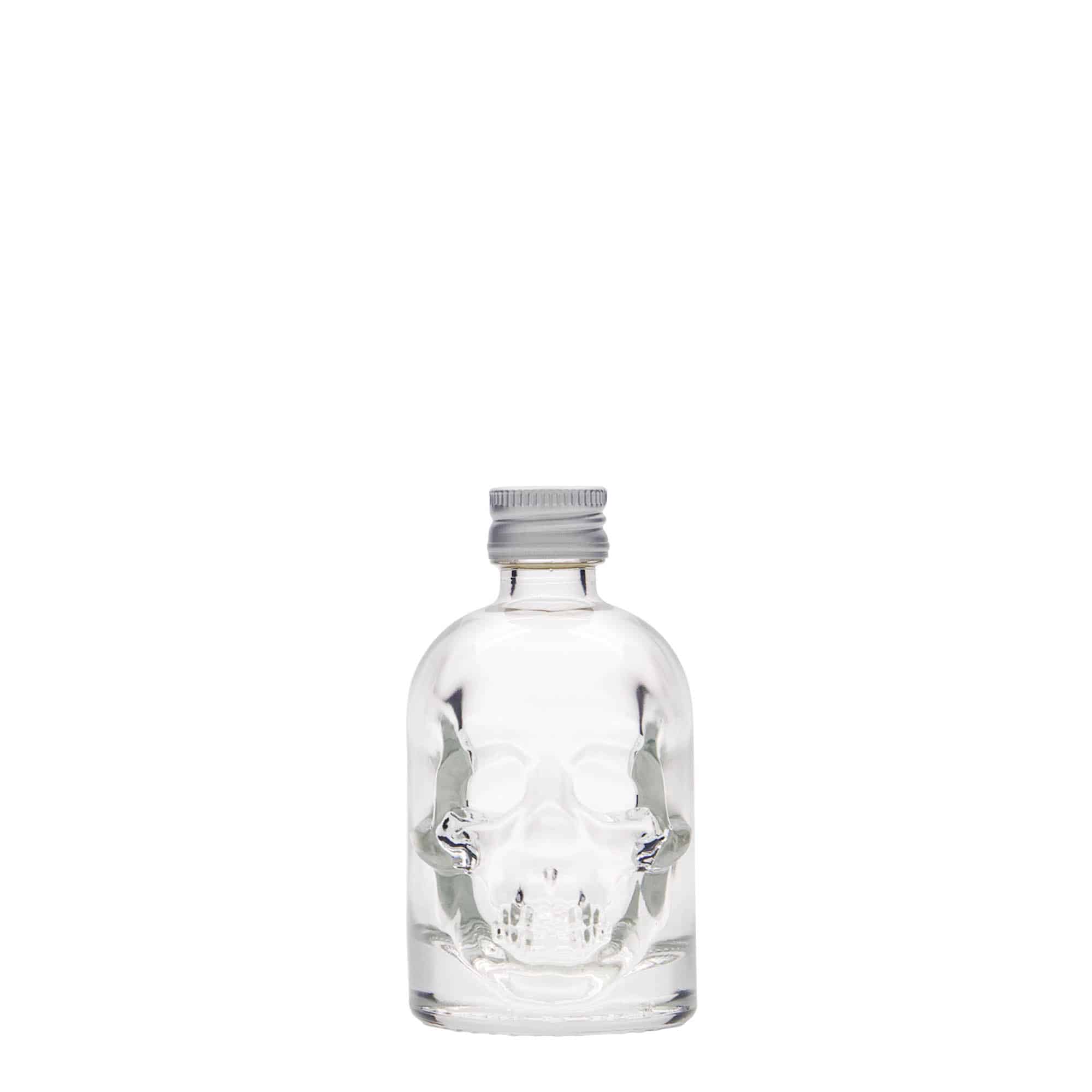 50 ml klaaspudel 'Surnupealuu', sulgur: PP 18