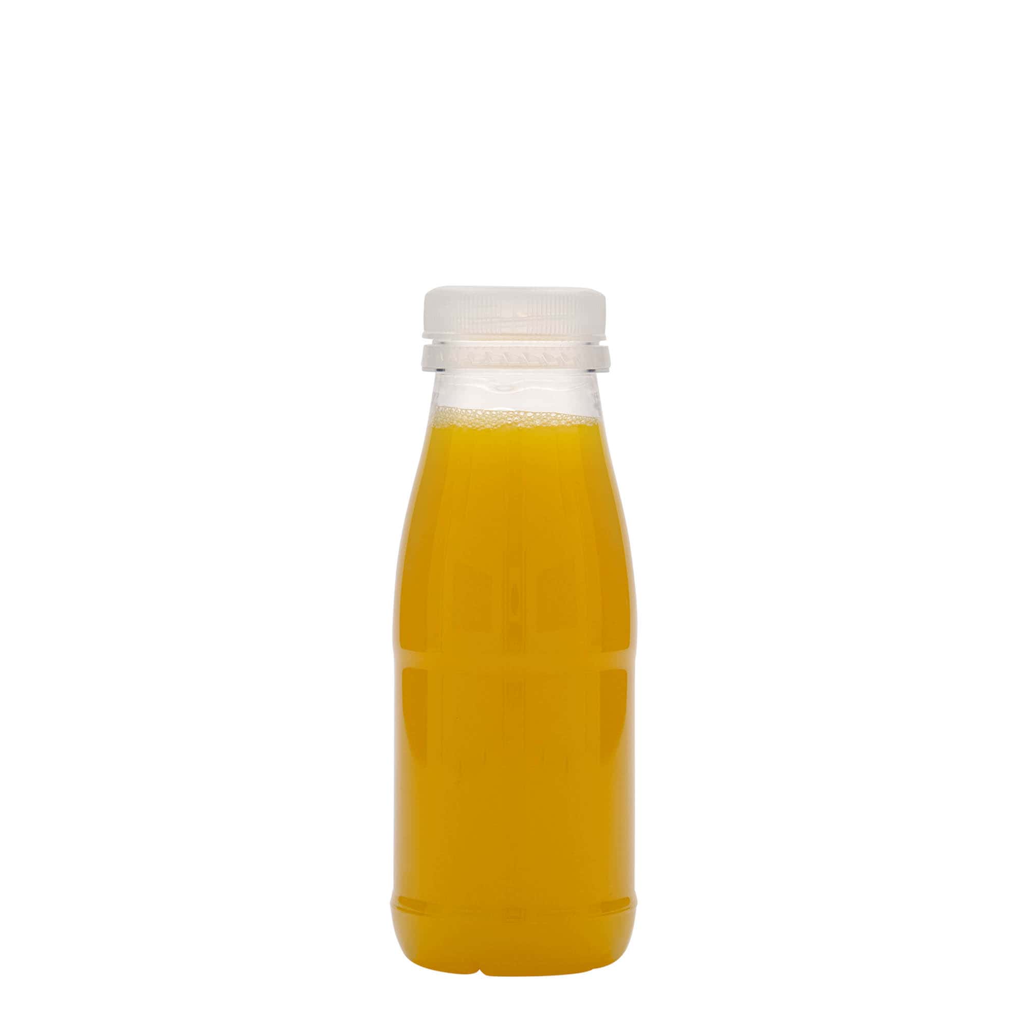 250 ml PET-pudel 'Piim ja mahl', plastik, suuava: 38 mm