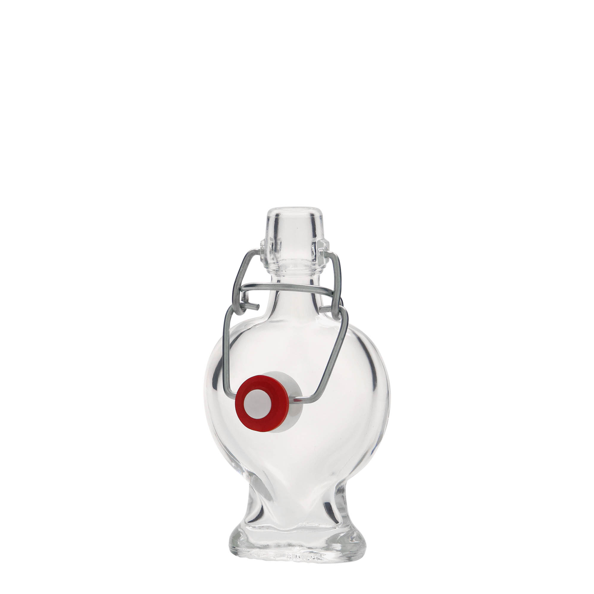 40 ml klaaspudel 'Süda', sulgur: traatkork
