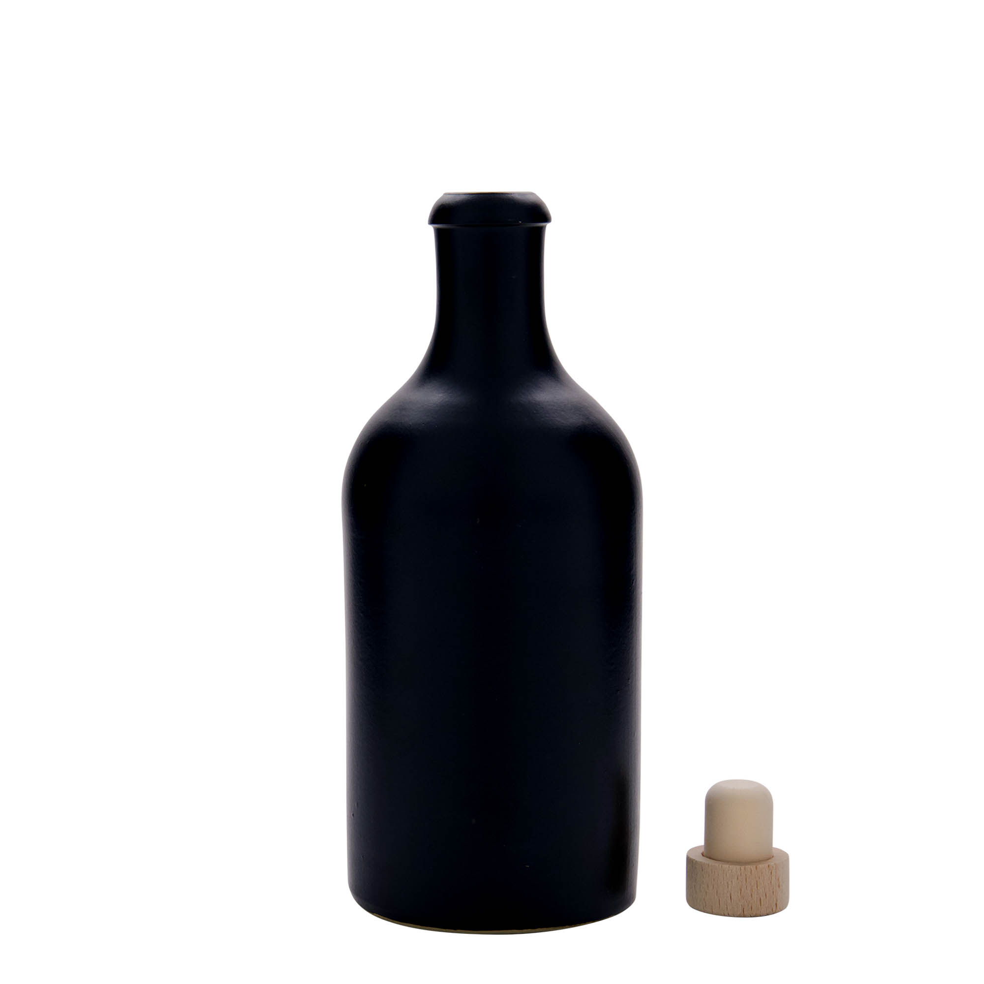 500 ml savitops, keraamiline, must, suue: kork 500 ml savitops, keraamiline, must, suue: kork