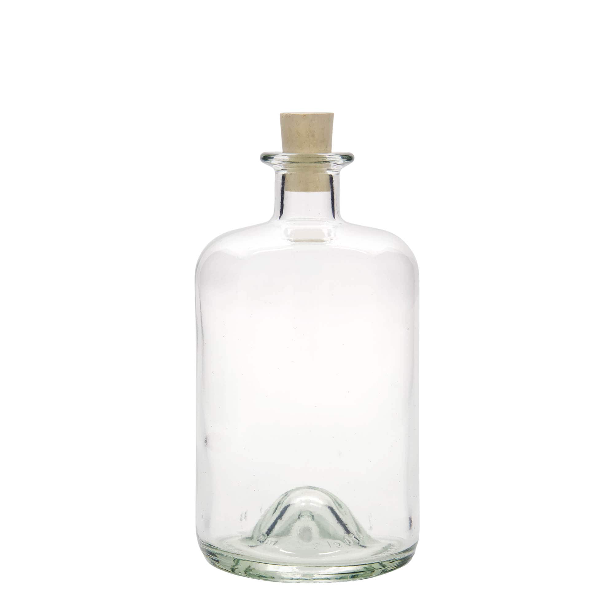 700 ml klaaspudel apteekrile, suu: kork