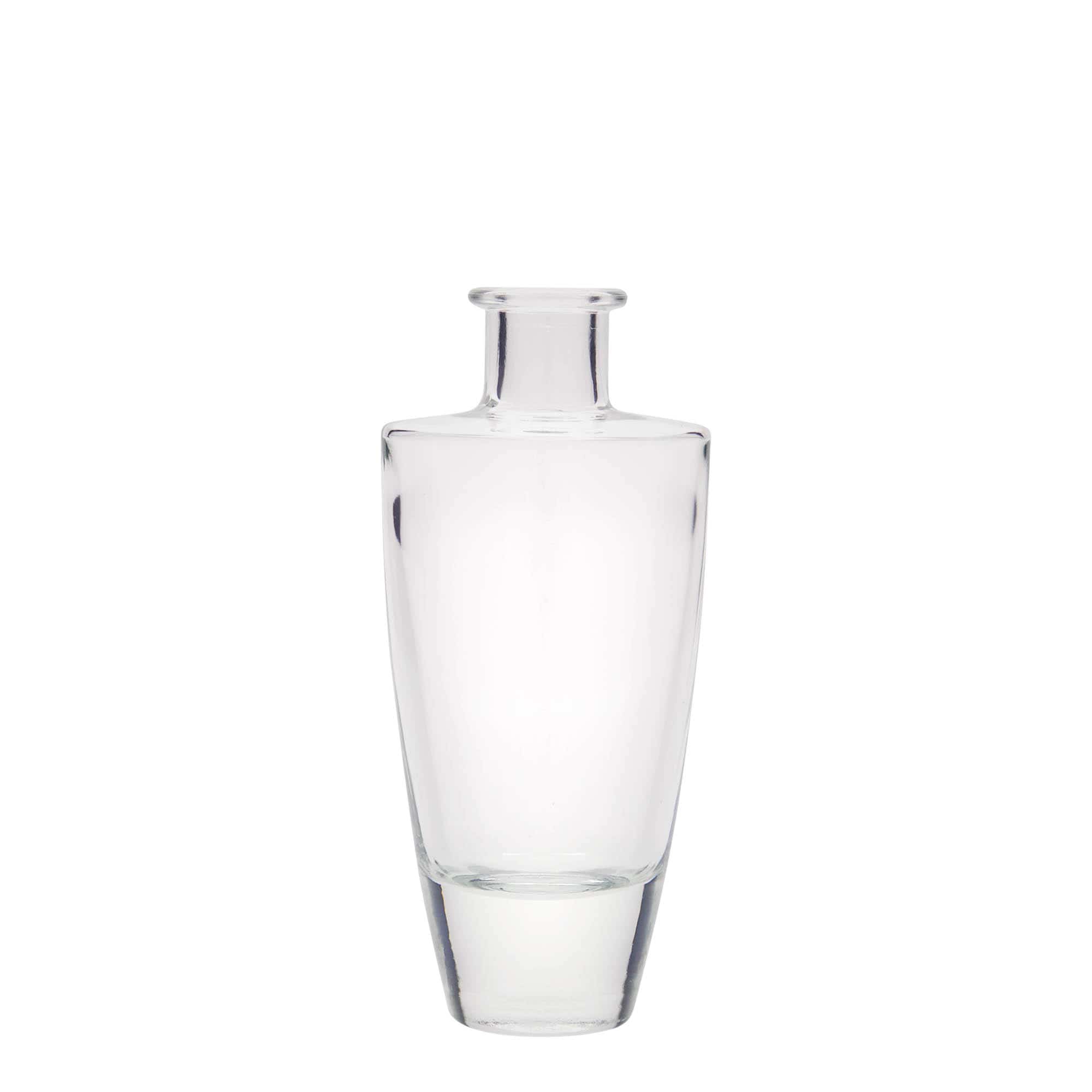 200 ml klaaspudel 'Vanessa', ovaalne, sulgur: kork