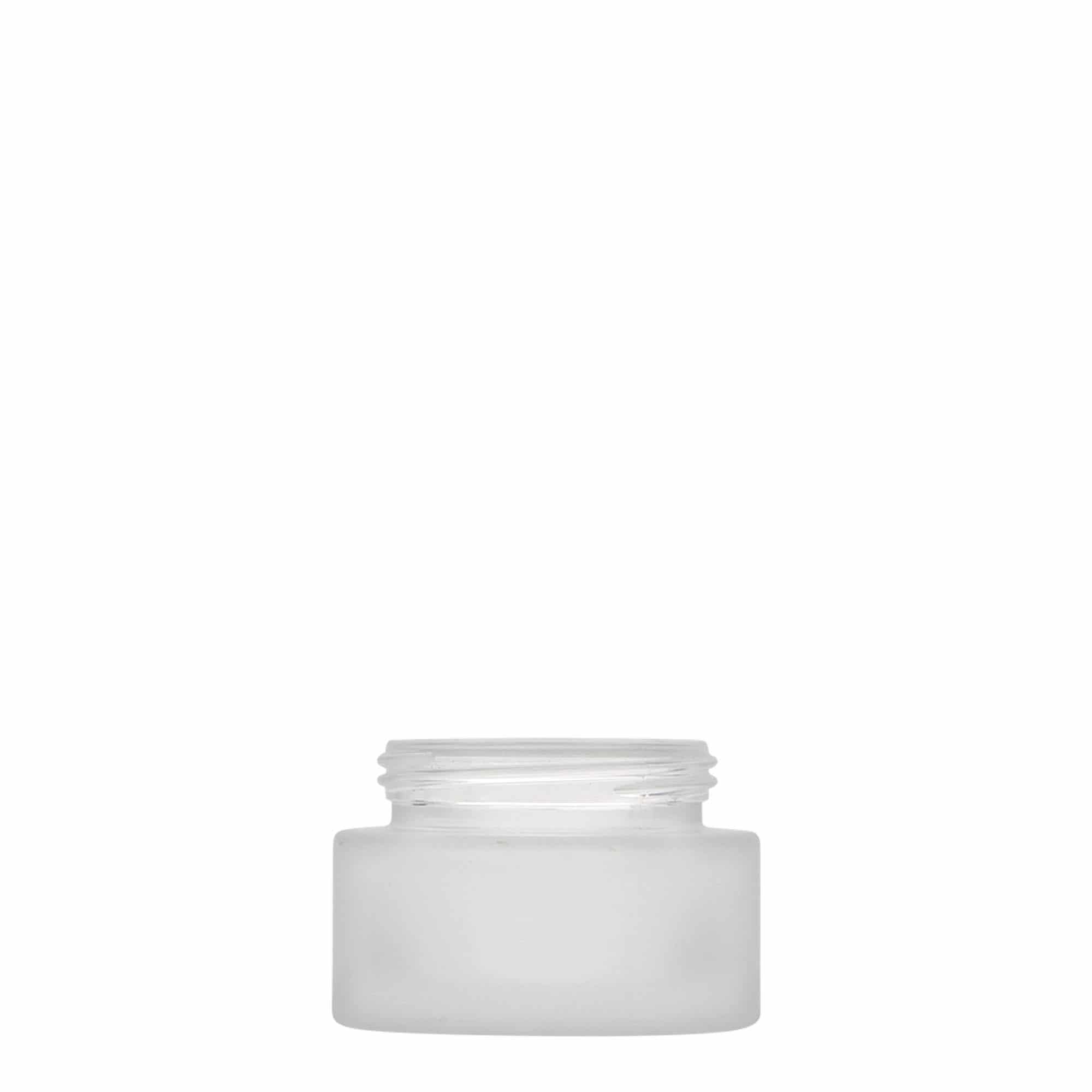 30 ml kosmeetikapurk 'Platin Edition', klaas, matt, sulgur: keeratav kaas