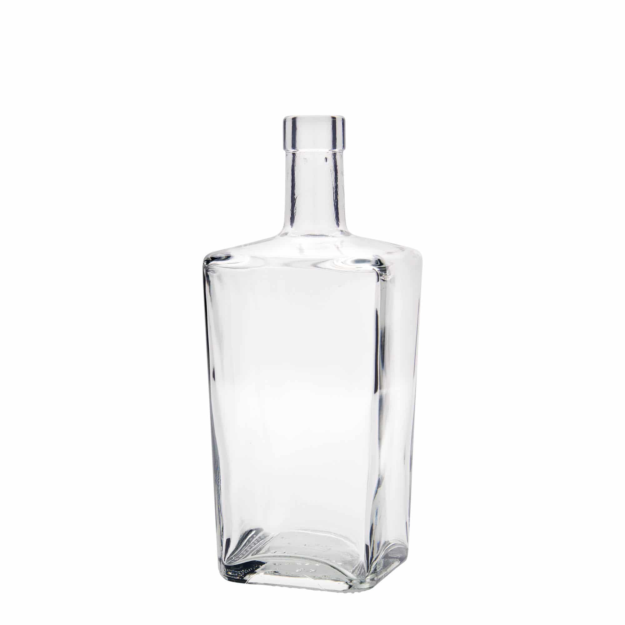 700 ml klaaspudel 'Noel', ruudukujuline, ava: kork