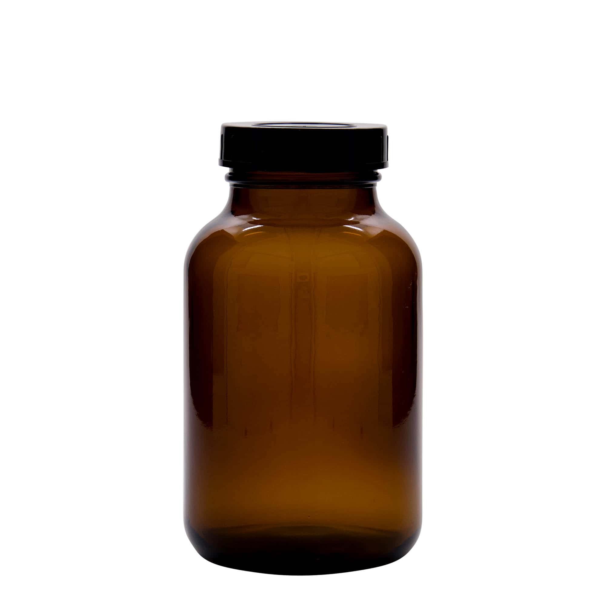 1000 ml laia kaelaga purk, pruun, sulgur: DIN 68