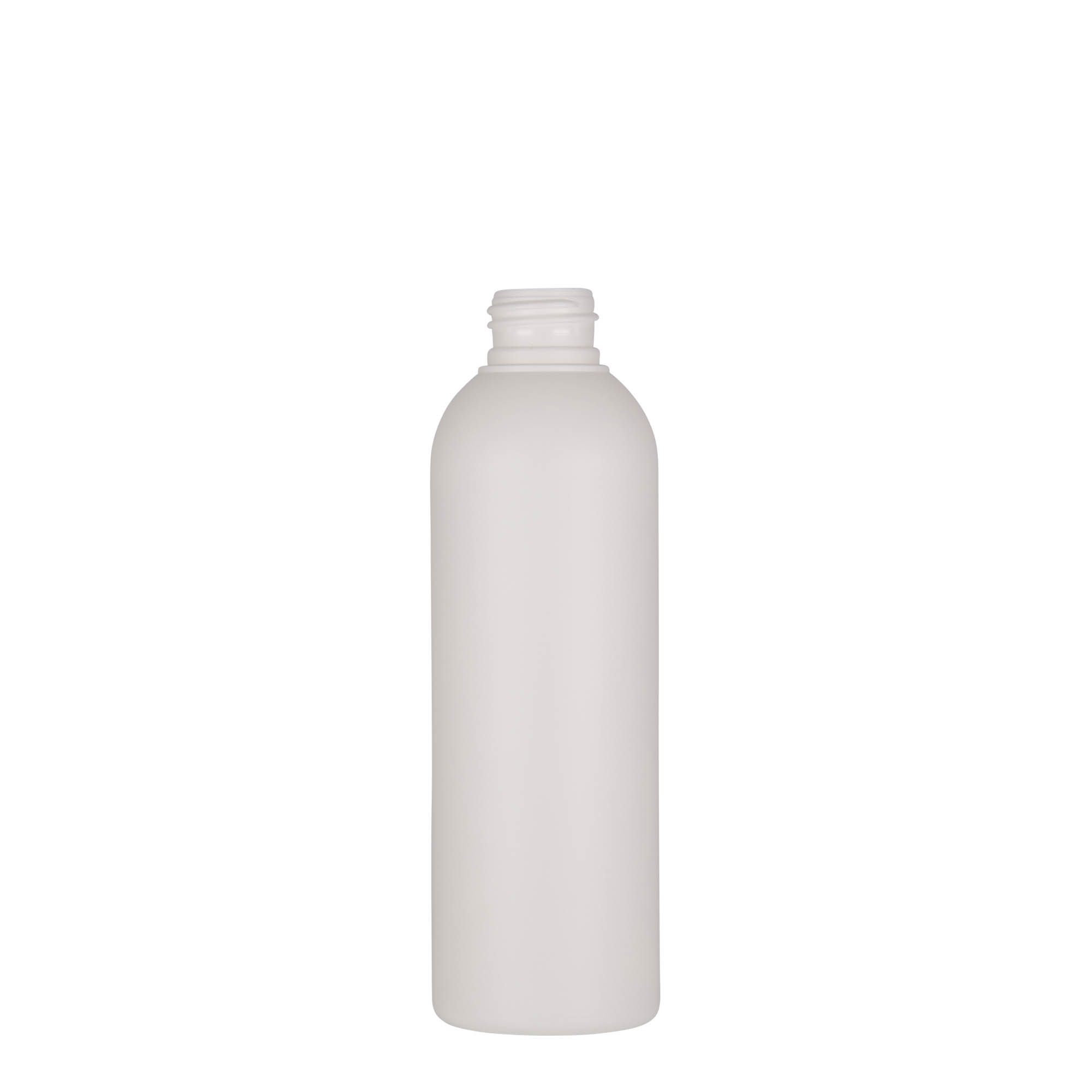 200 ml plastpudel „Tuffy“, HDPE, valge, avale: 24/410