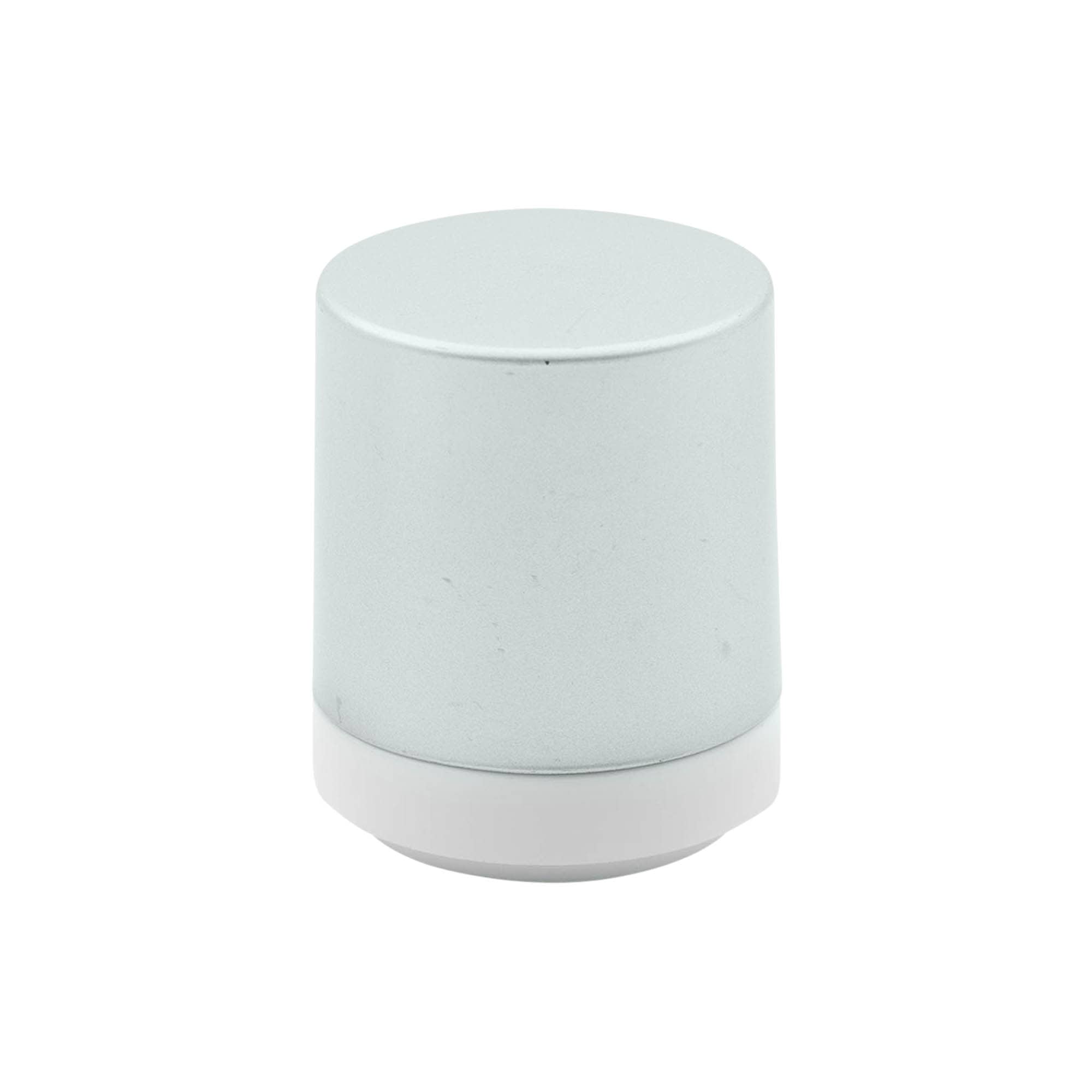 Airless dosaatori pumppea „Mezzo“, tüüp D, PP-plast, valge matt hõbedase metallkaanega