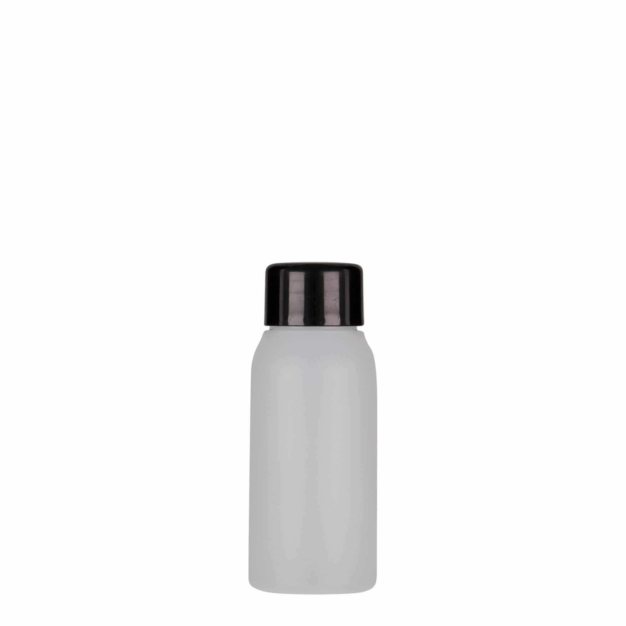 50 ml plastpudel 'Tuffy', HDPE, loomulik värv, sulgur: GPI 24/410
