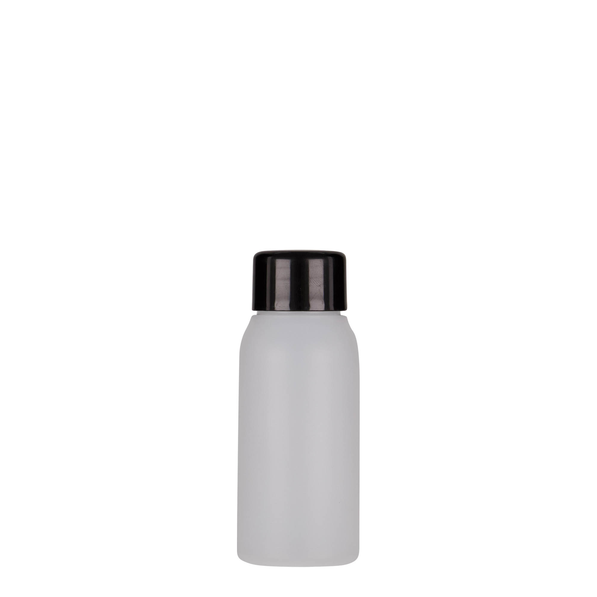 50 ml plastikpudel „Tuffy“, HDPE, naturaalne, avale: 24/410