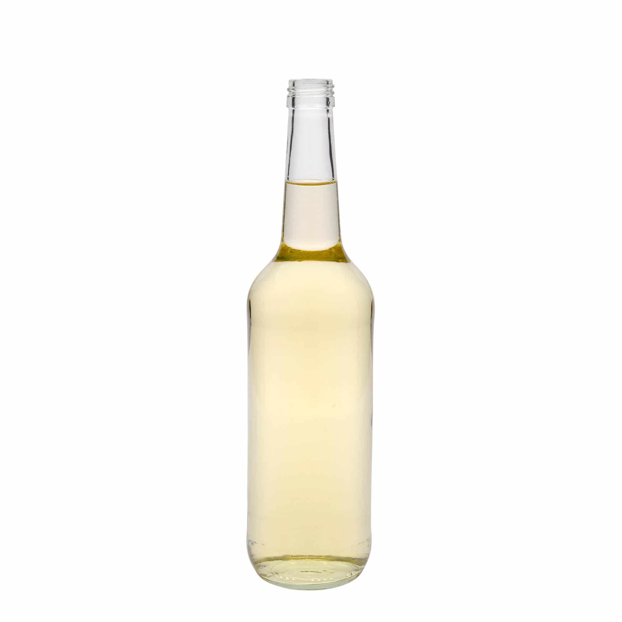 700 ml klaaspudel, sirge kaelaga, sulgur: PP 28