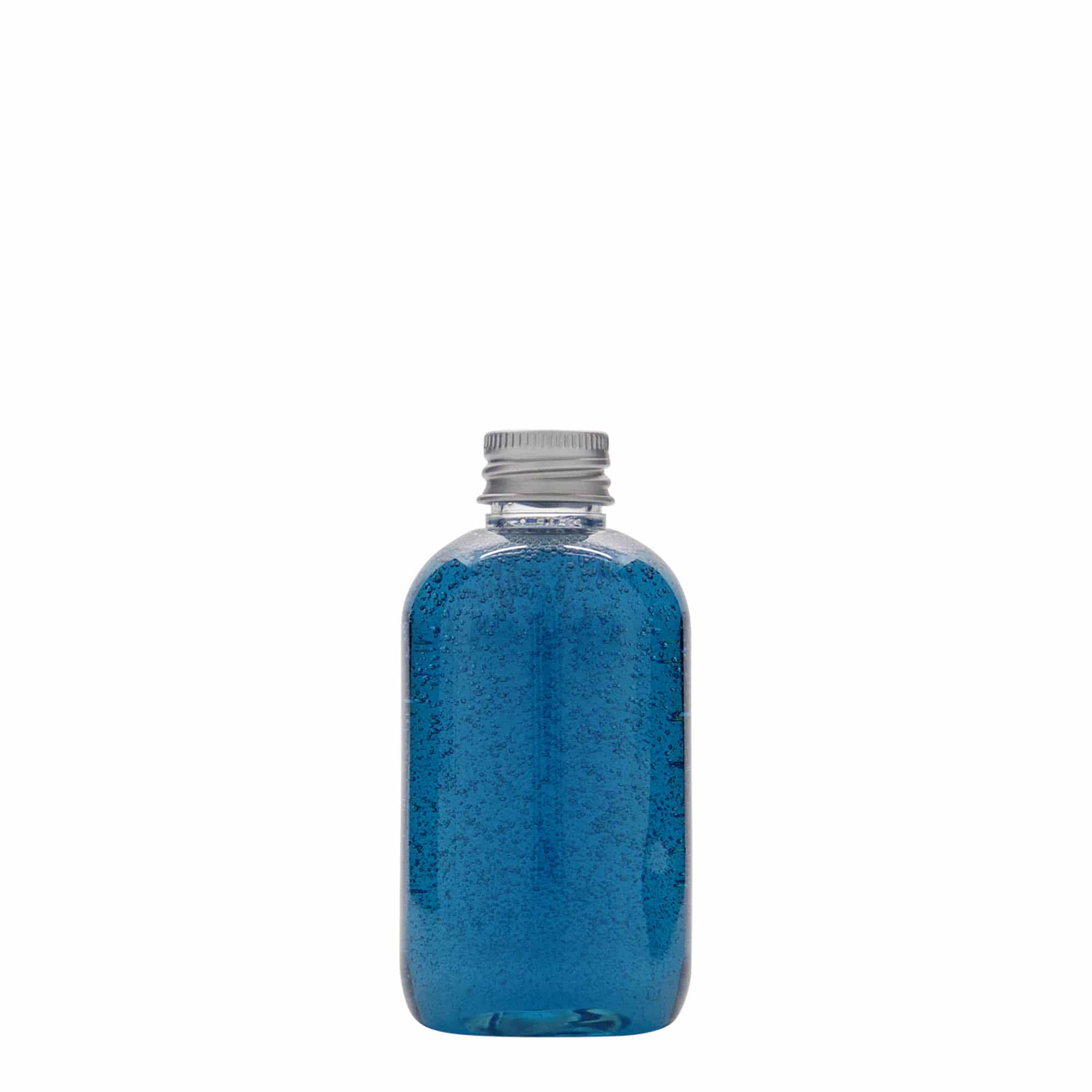 100 ml PET-pudel 'Boston', plast, sulgur:  20/410