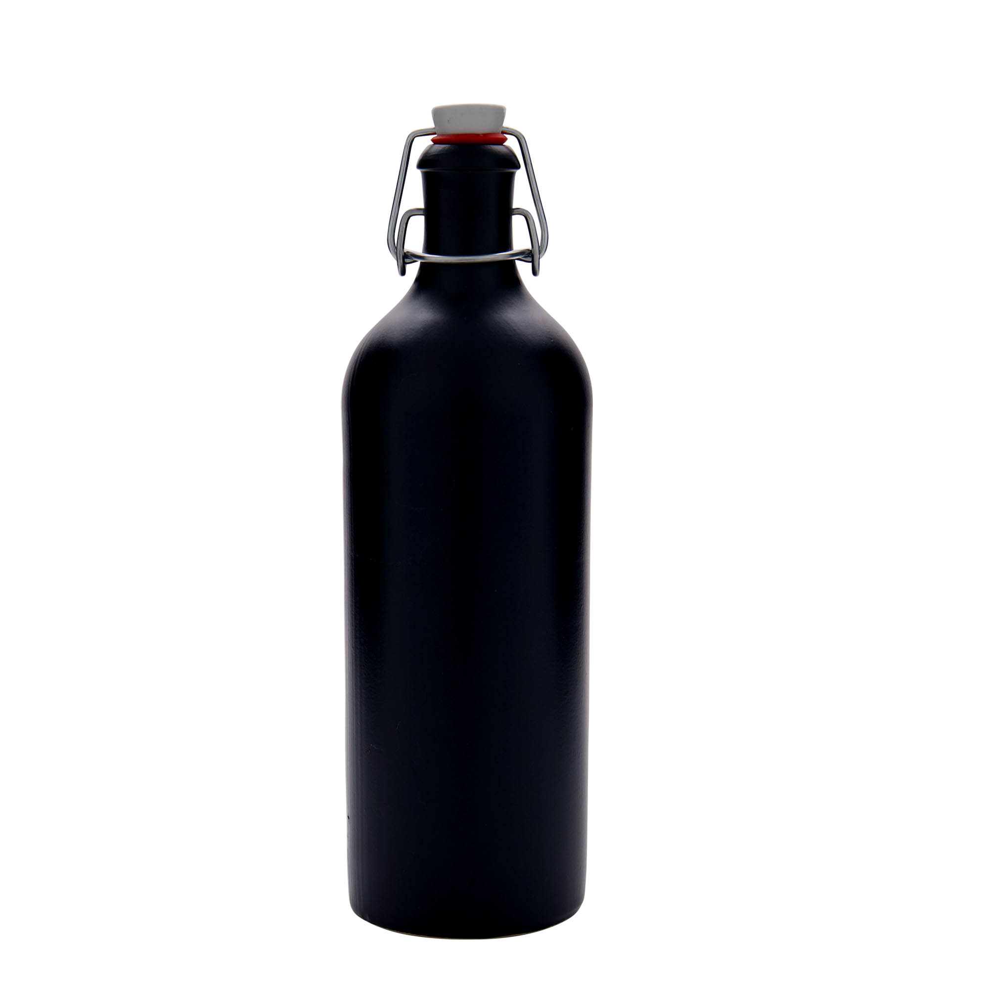 750 ml savinõu, keraamika, must, suuava: klambriga sulgur 750 ml savinõu, keraamika, must, suuava: klambriga sulgur