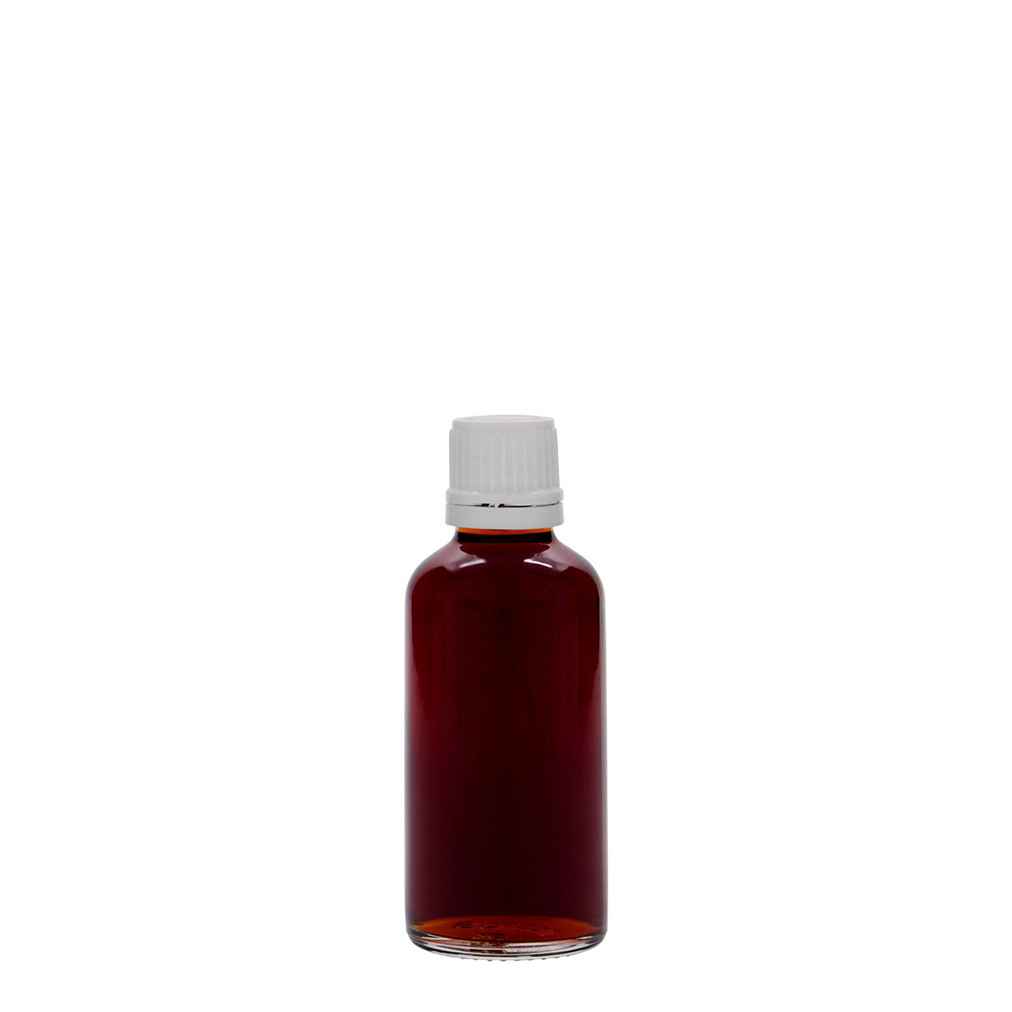 50 ml meditsiinipudel, klaas, ava: DIN 18