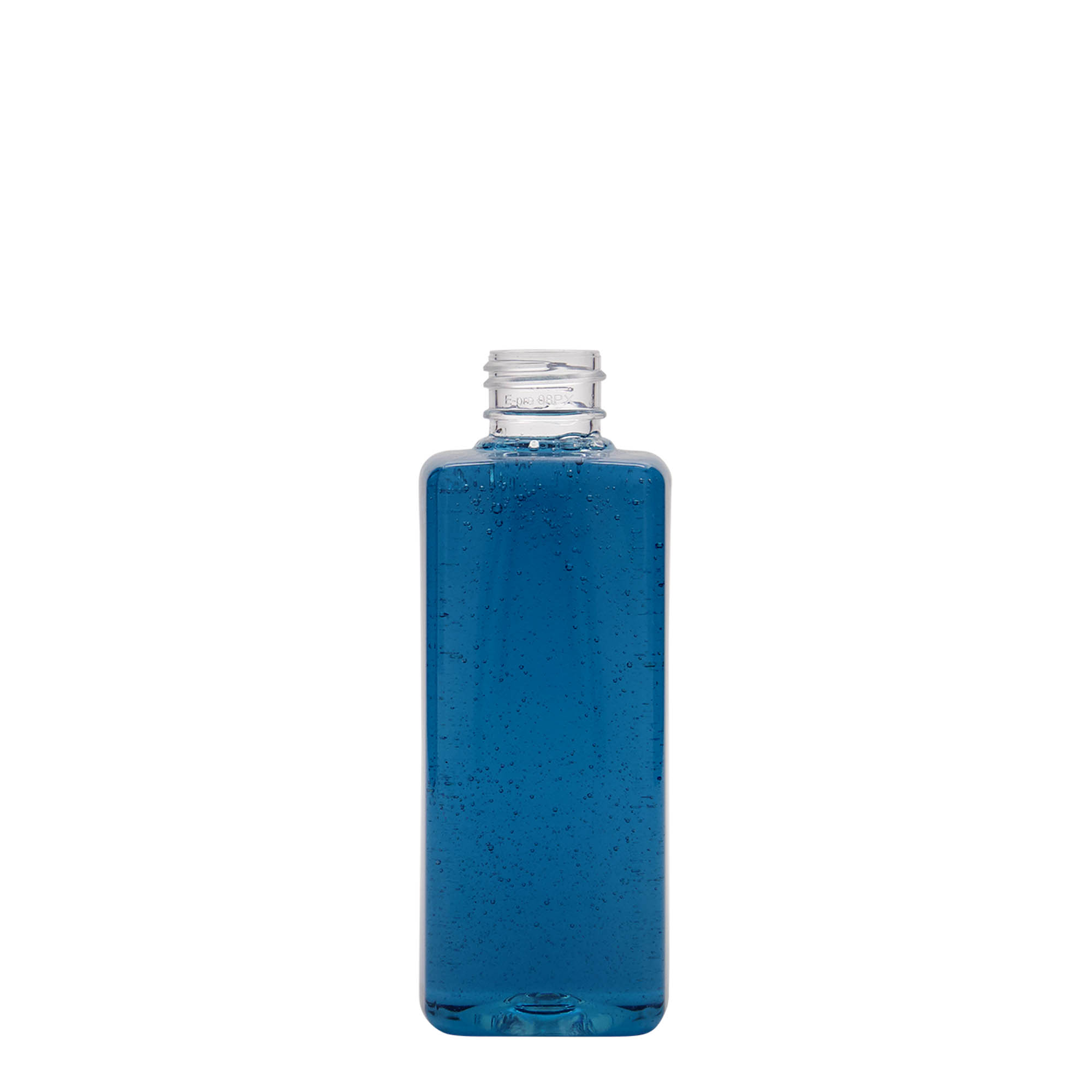 200 ml PET-pudel 'Karl', ruudukujuline, plast, sulgur:  24/410