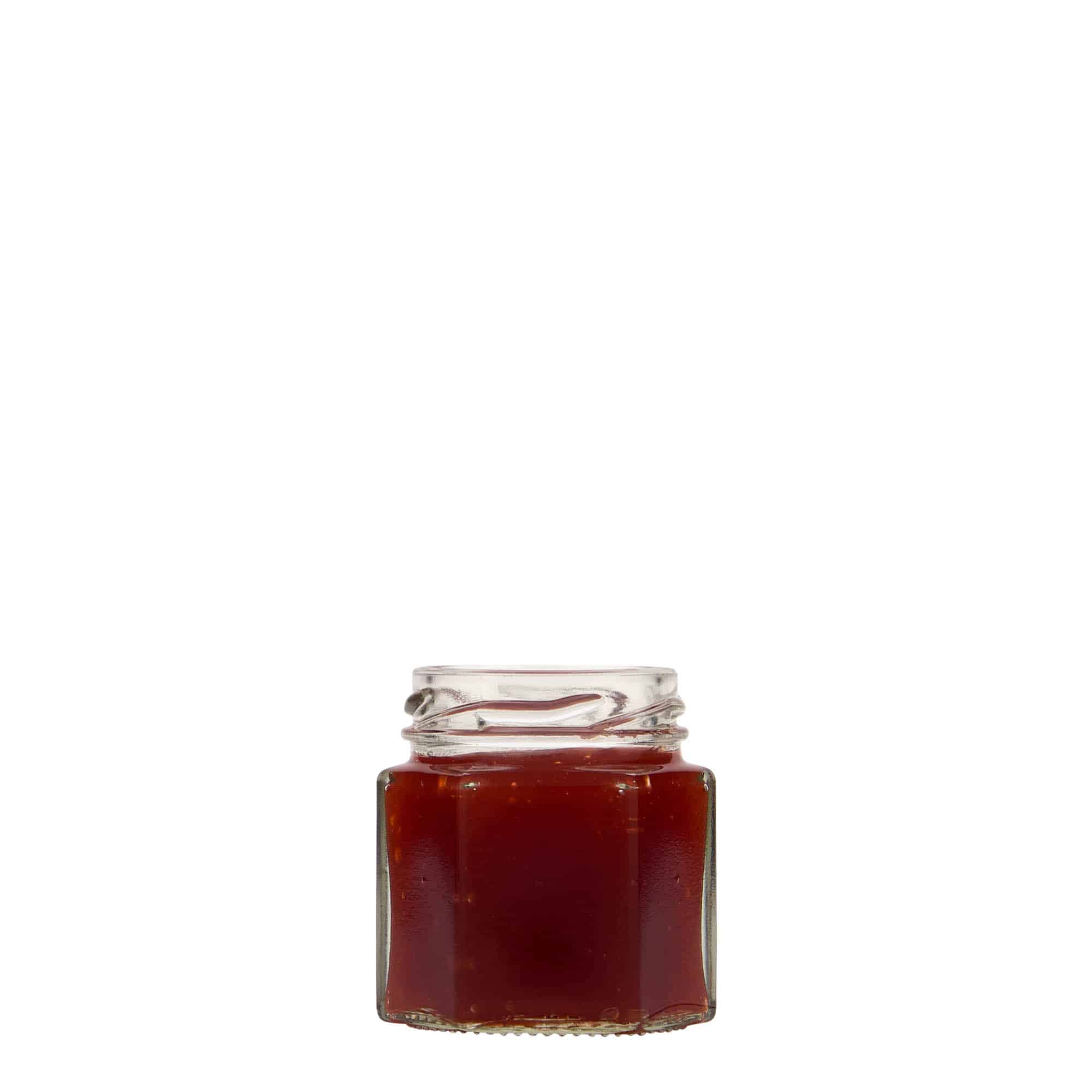 47 ml kuuekandiline purk, sulgur: twist-off (TO 43)