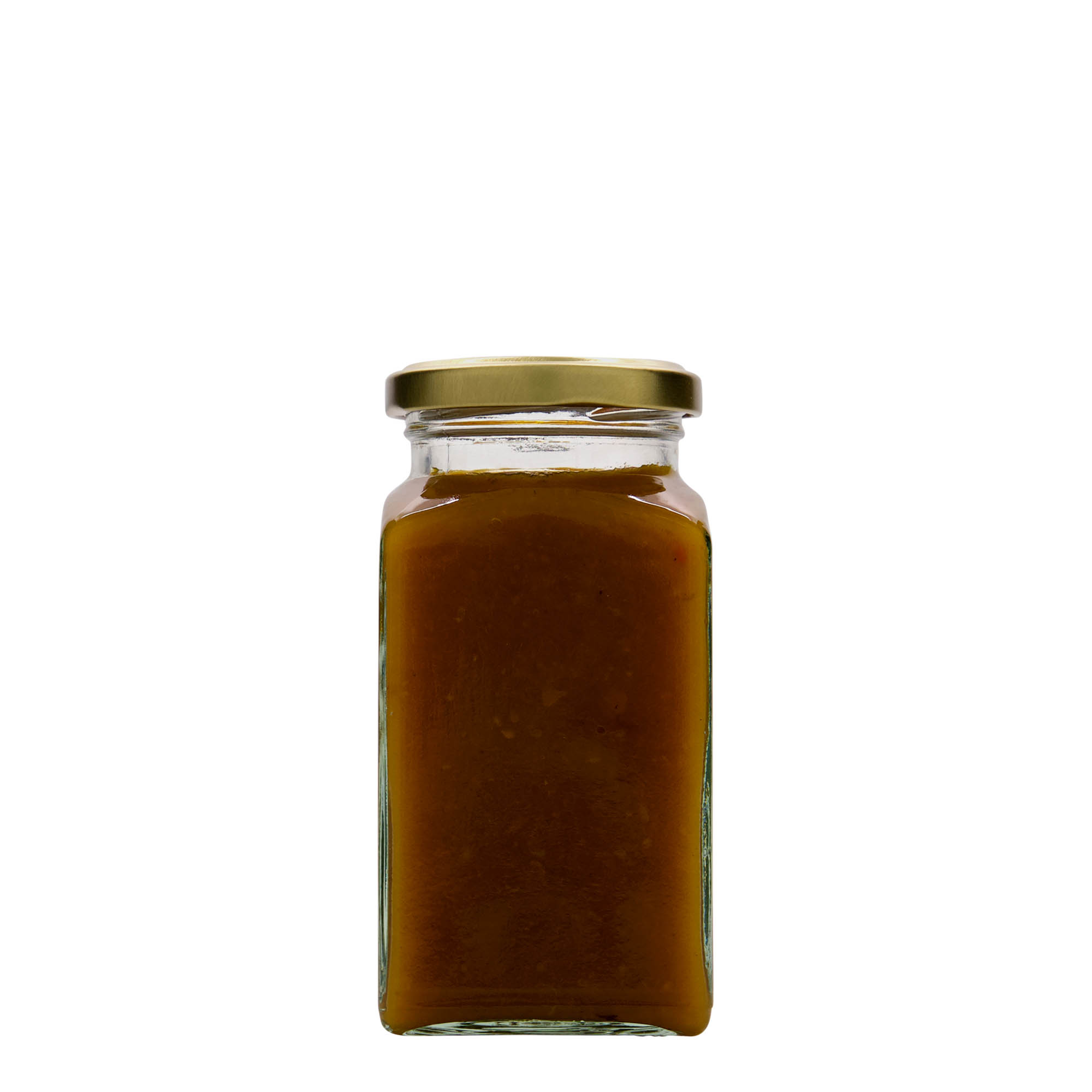 312 ml ruudukujuline klaaspurk, suuava: Twist-Off (TO 58)