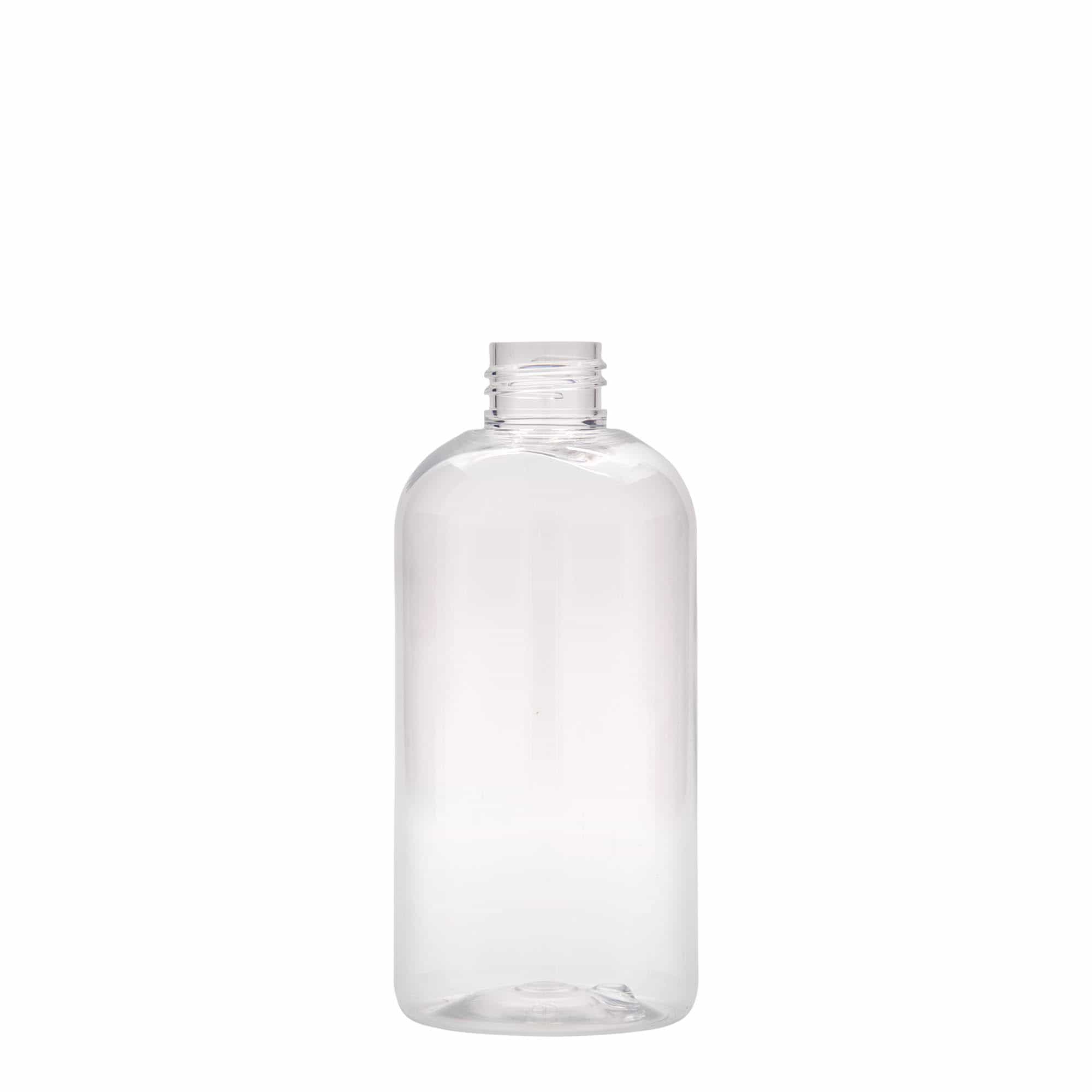 250 ml PET-pudel 'Boston', plast, sulgur: GPI 24/410 250 ml PET-pudel 'Boston', plast, sulgur: GPI 24/410