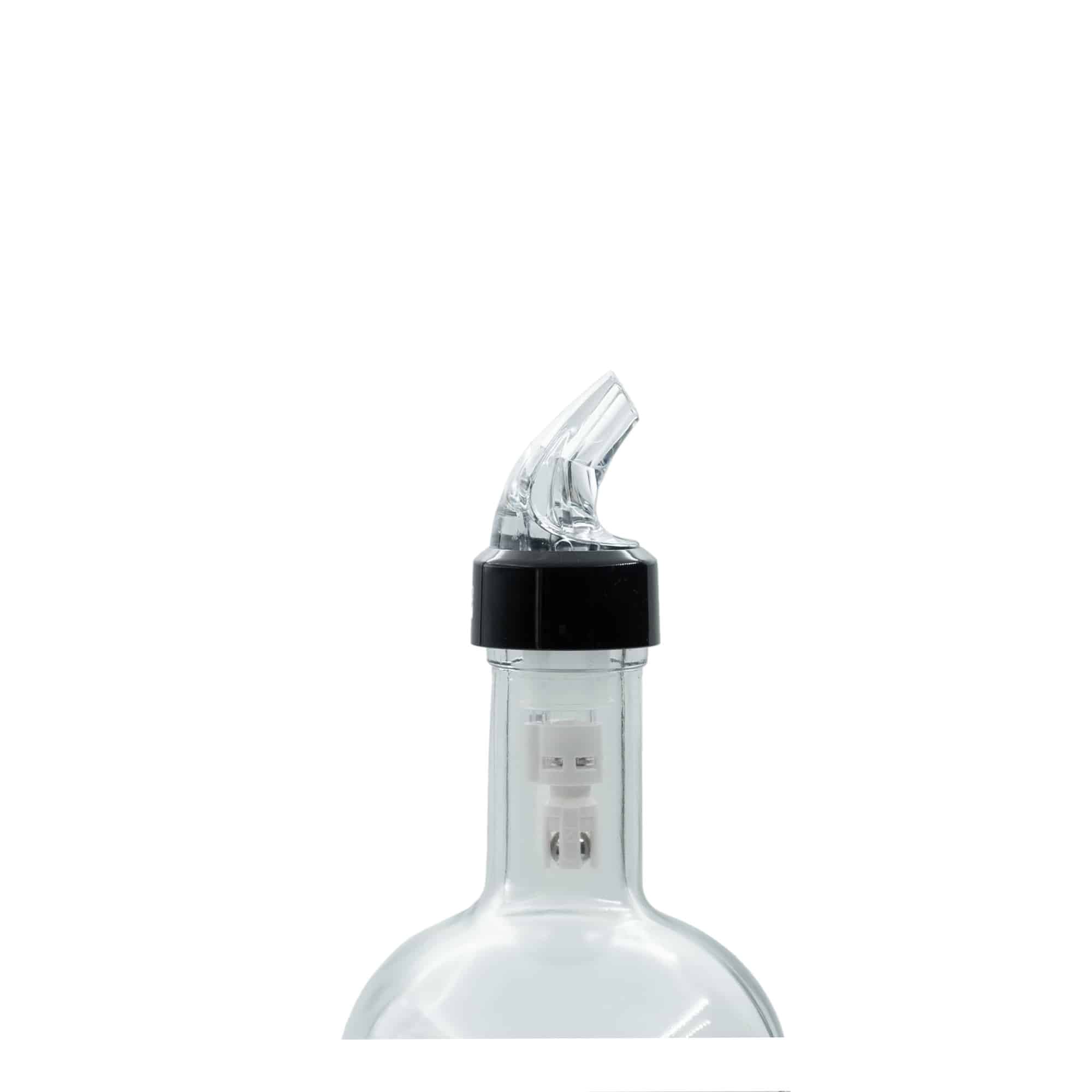 Doseerimiskork „Auto Pour“ 4 cl, PE-plast, läbipaistev