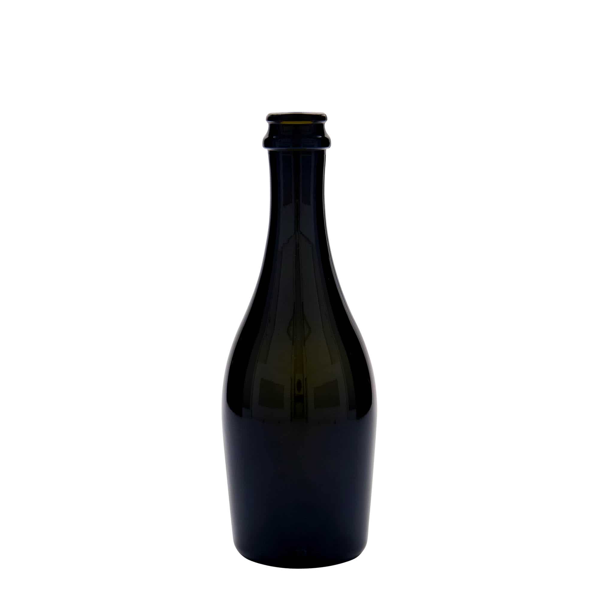 330 ml sektipudel 'Carmen', klaas, antiikroheline, sulgur: kroonkork