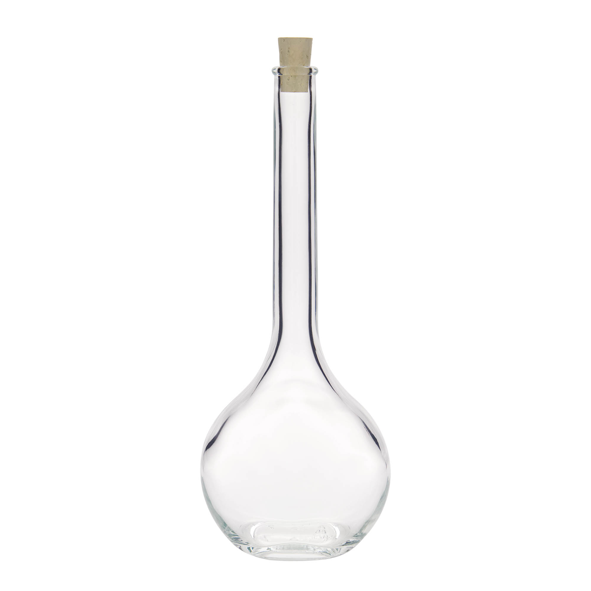 500 ml klaaspudel 'Contessa', ovaalne, ava: kork