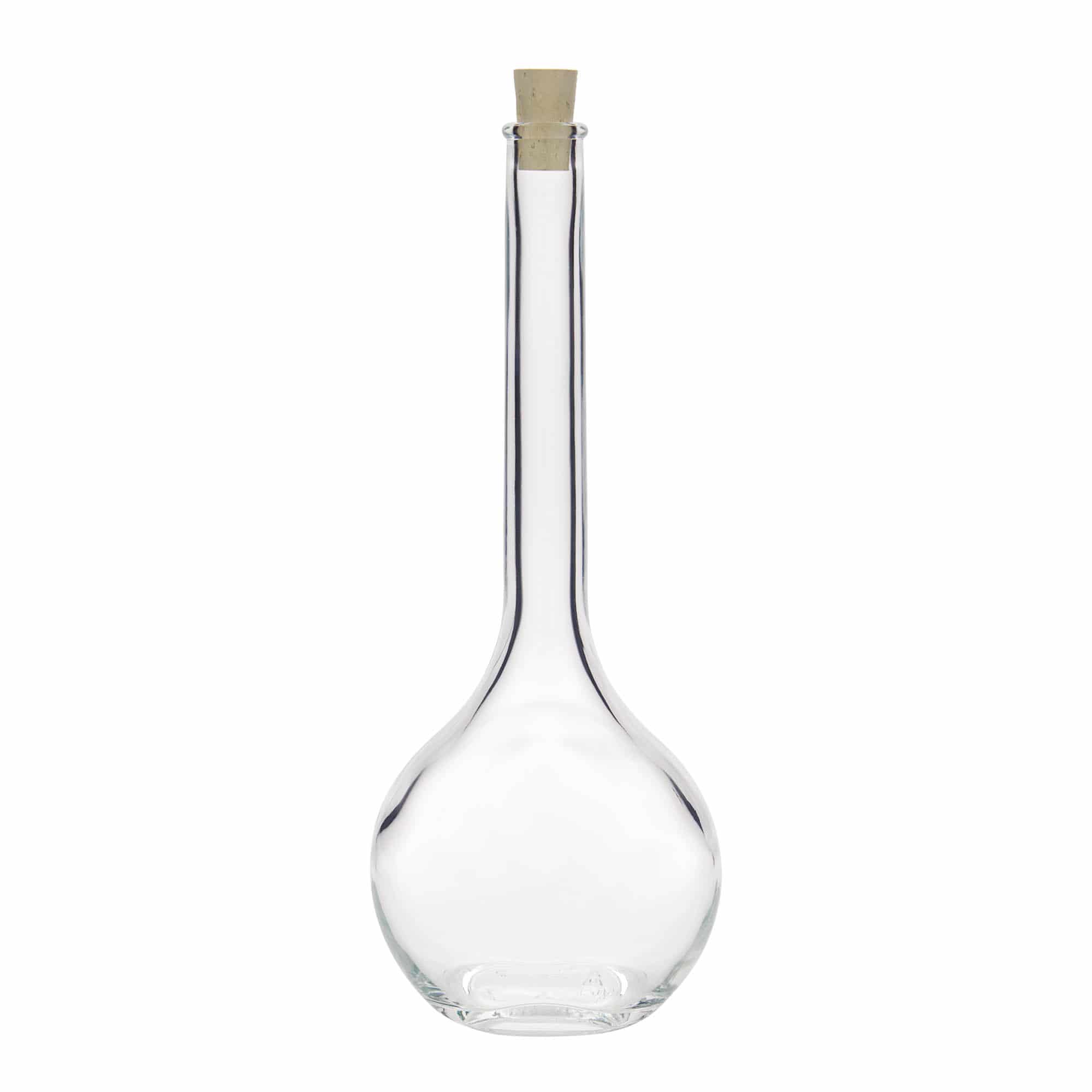 500 ml klaaspudel „Contessa“, ovaalne, avale: kork