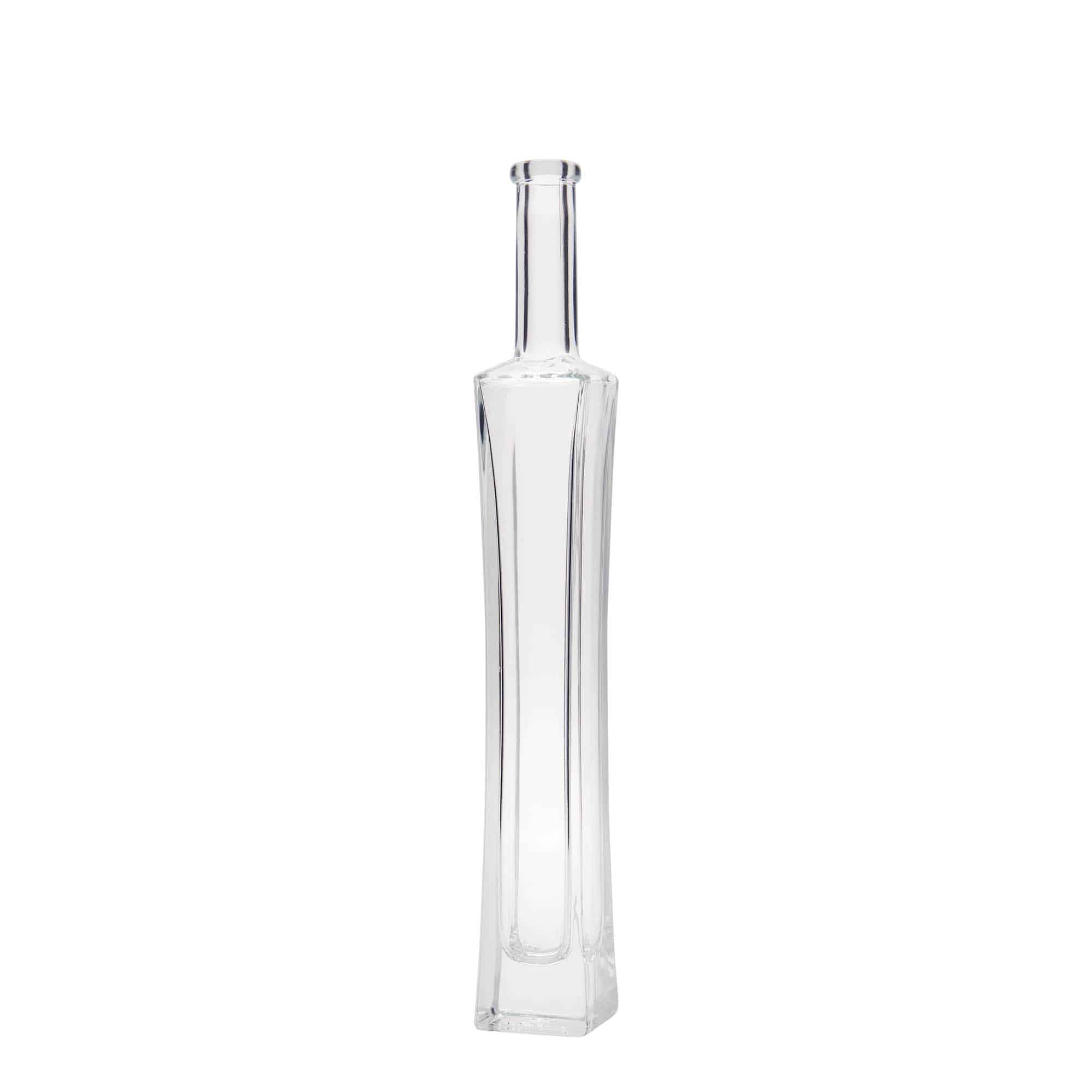 100 ml klaaspudel 'Koko', ruudukujuline, sulgur: kork