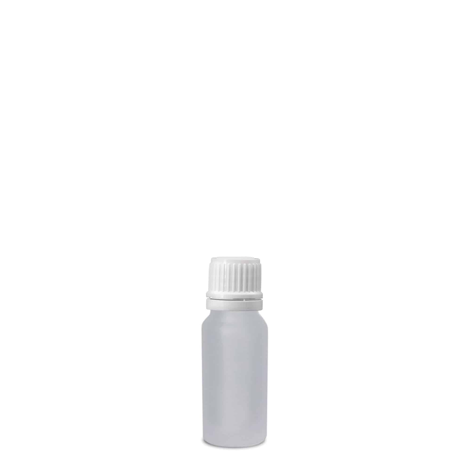 10 ml meditsiini pudel, klaas, jäätunud, suuava: DIN 18