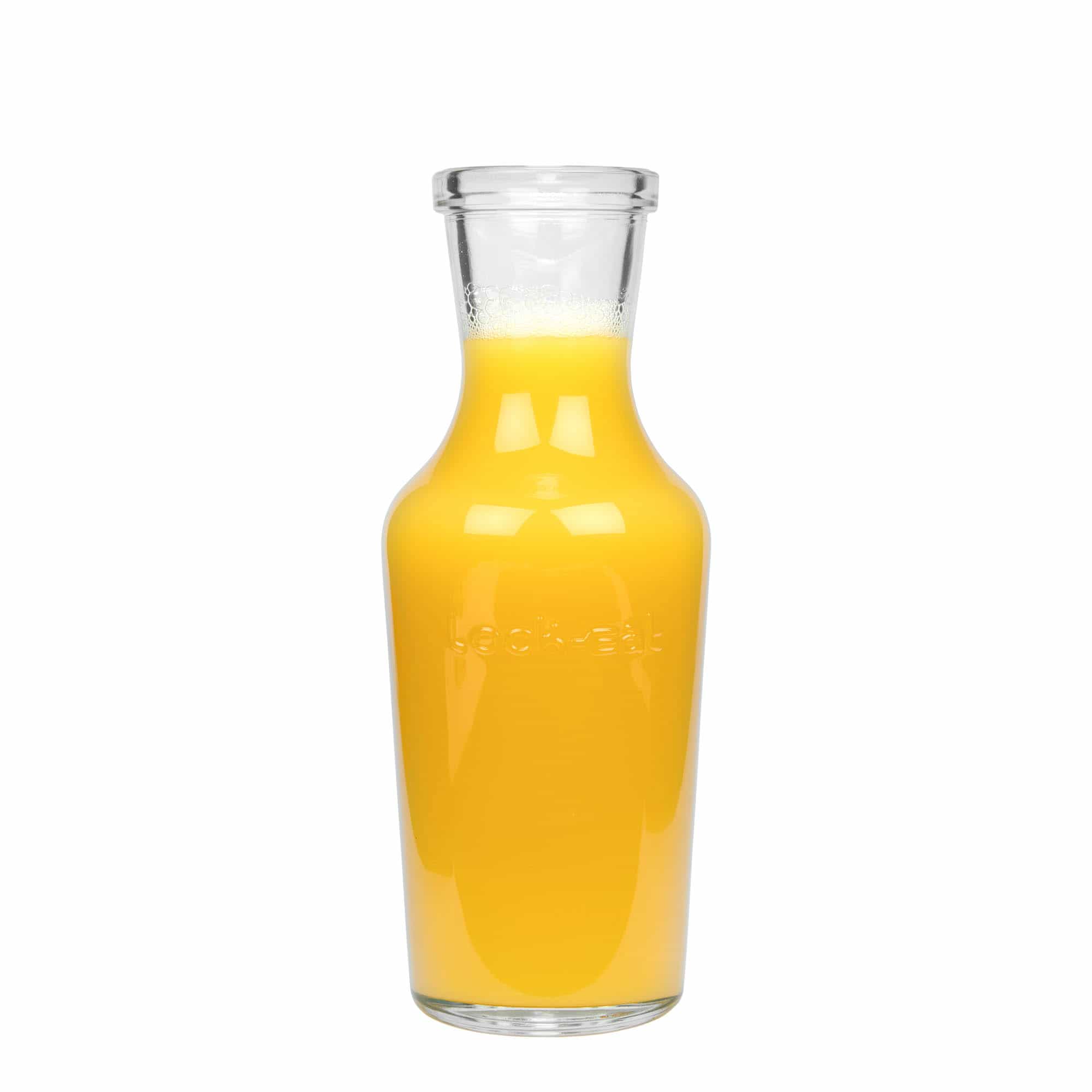 1000 ml klaaskarahvin 'Lock-Eat', sulgur: traatkaas