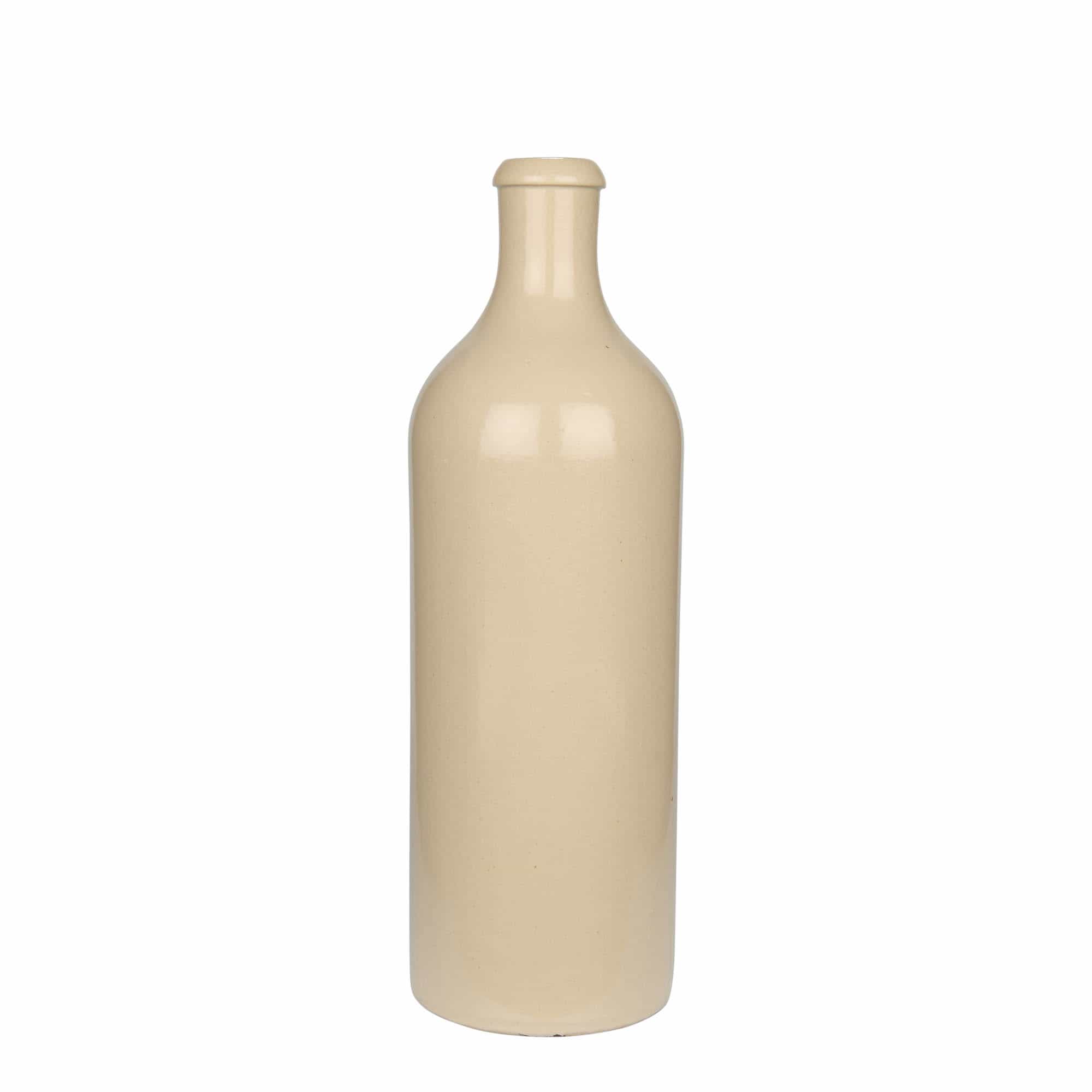 750 ml keraamiline pudel, kivikeraamika, beež, sulgur: kork 750 ml keraamiline pudel, kivikeraamika, beež, sulgur: kork