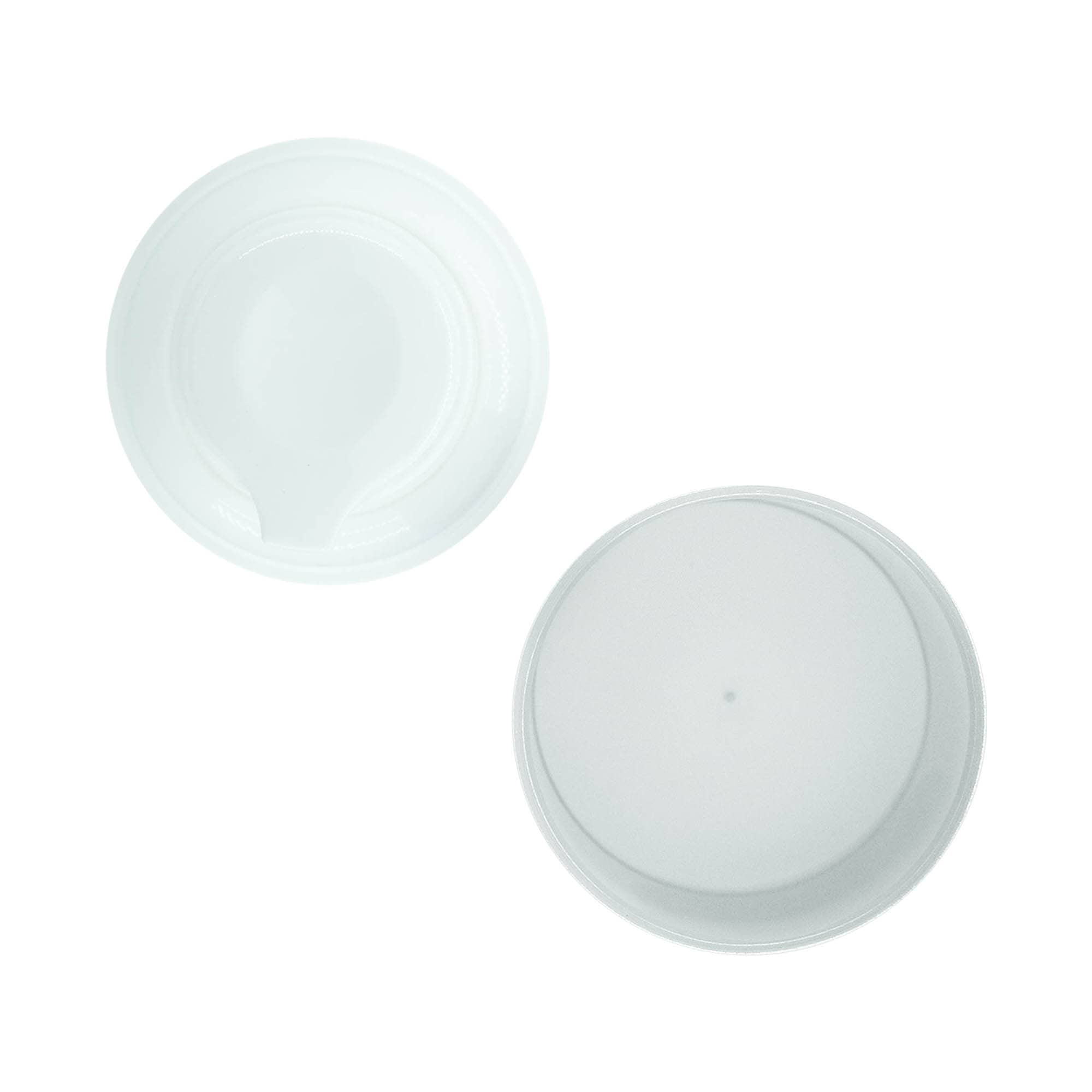 Airless dosaatori pumppea „Mezzo“, tüüp D, PP-plast, valge matt hõbedase metallkaanega
