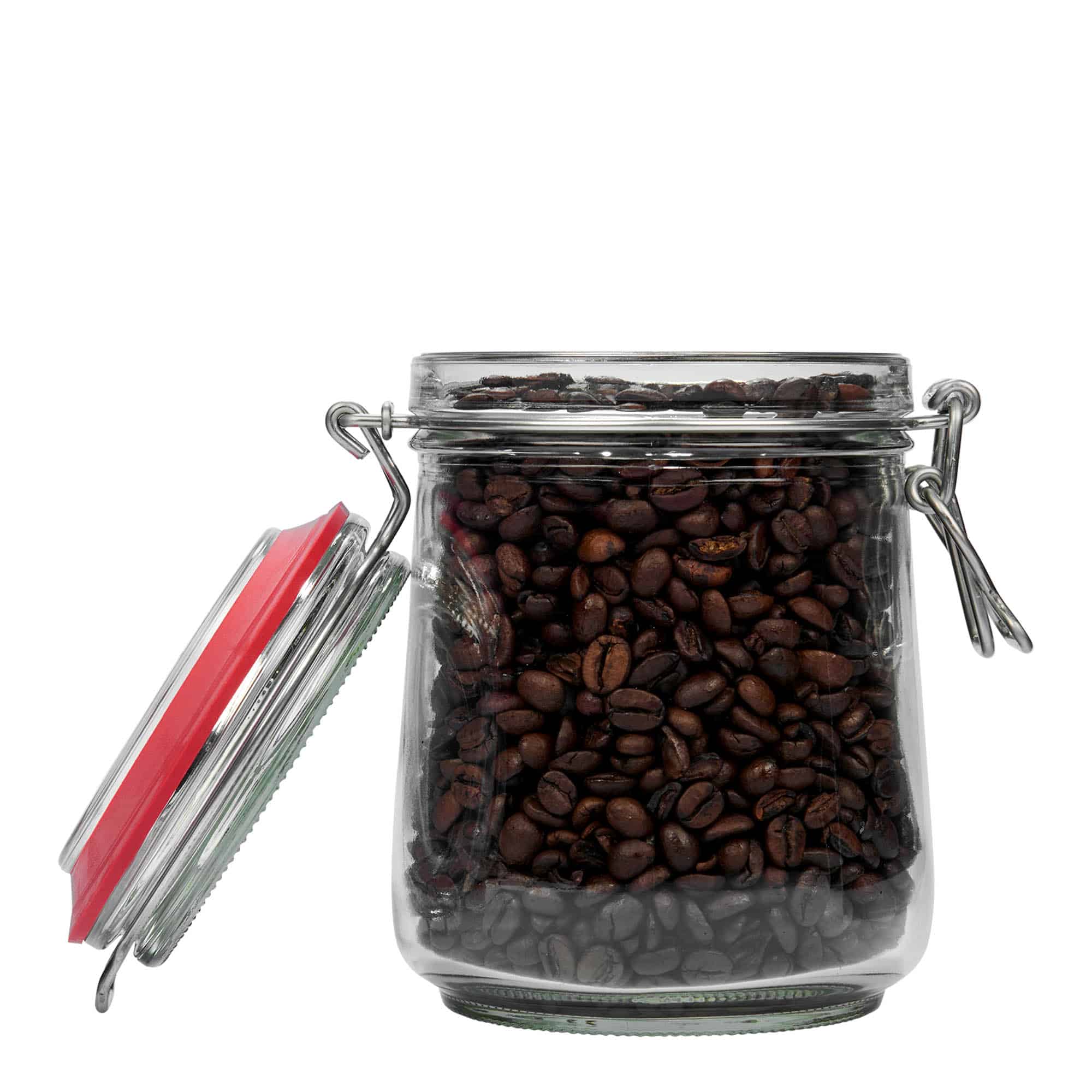 800 ml traatharjaga klaaspurk, suuava: traatharjaga sulgur