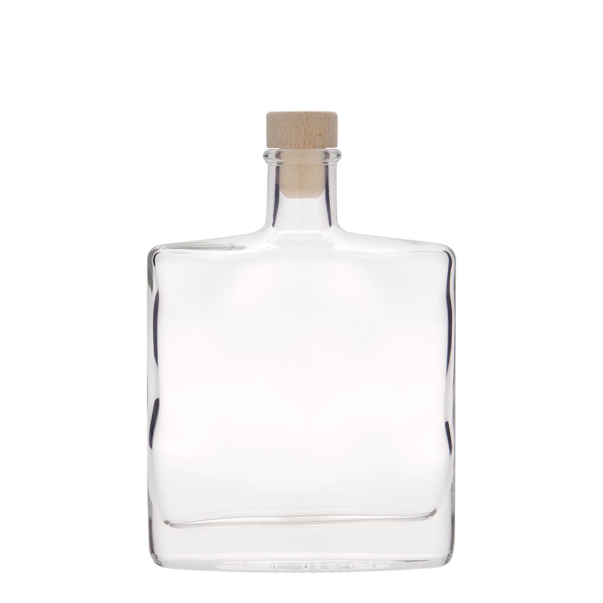 350 ml klaaspudel 'Zorbas', ovaalne, sulgur: kork