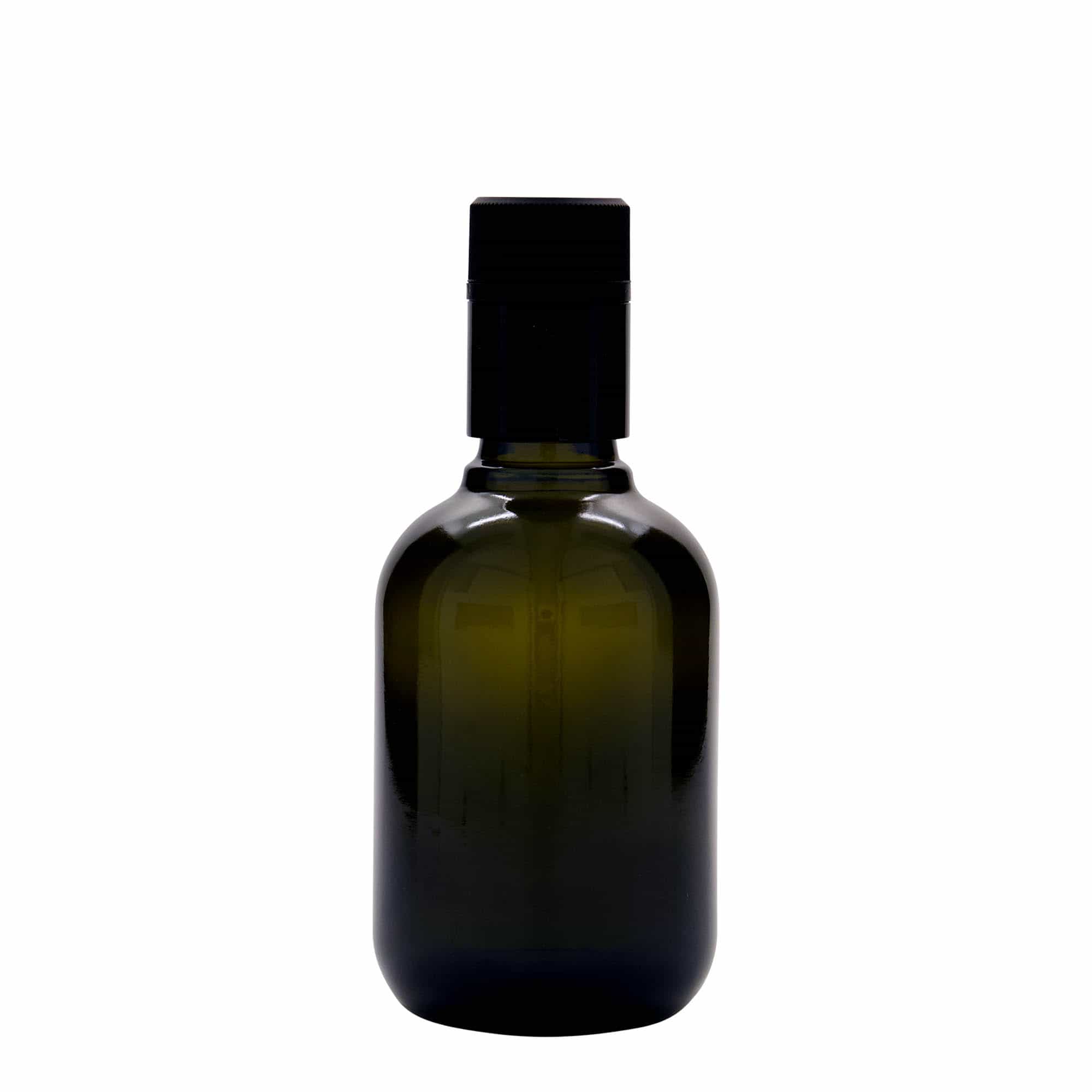 250 ml äädika/õlipudel 'Biolio', klaas, antiikroheline, sulgur: DOP