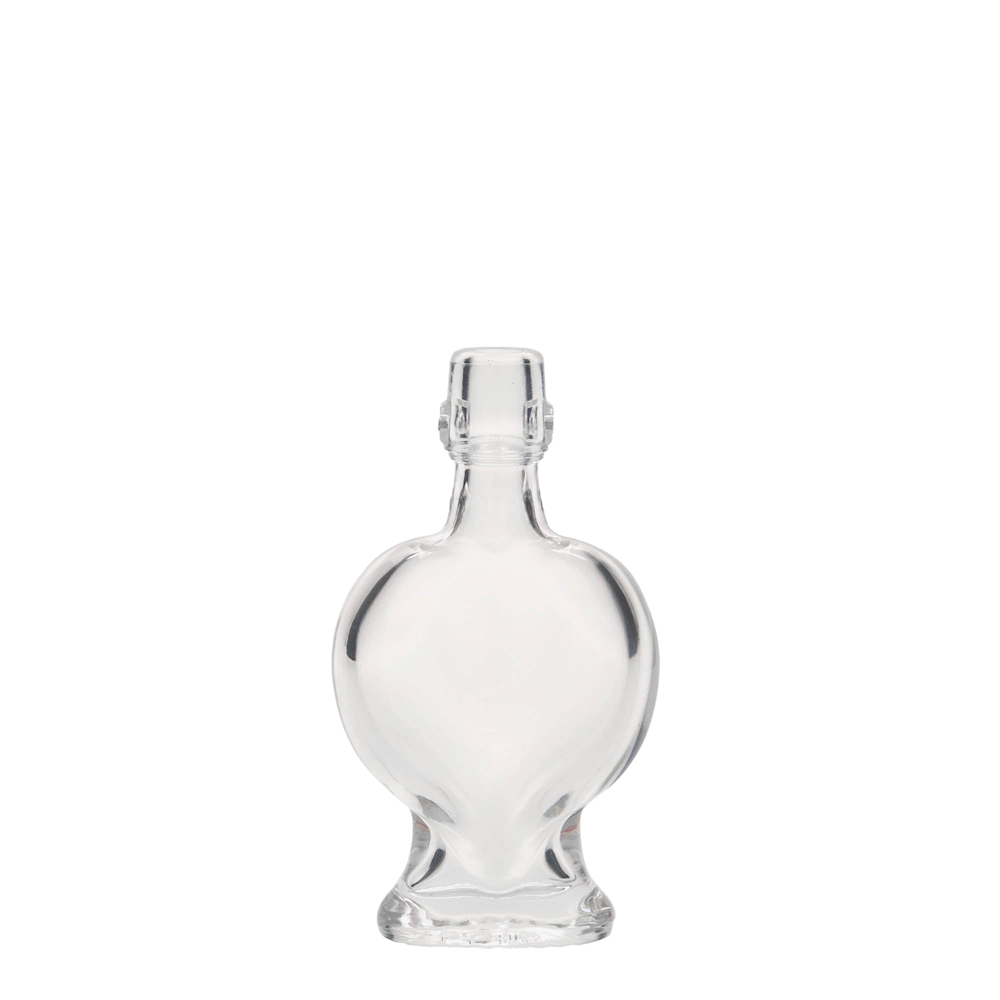40 ml klaaspudel 'Süda', avaus: klambrikork 40 ml klaaspudel 'Süda', avaus: klambrikork