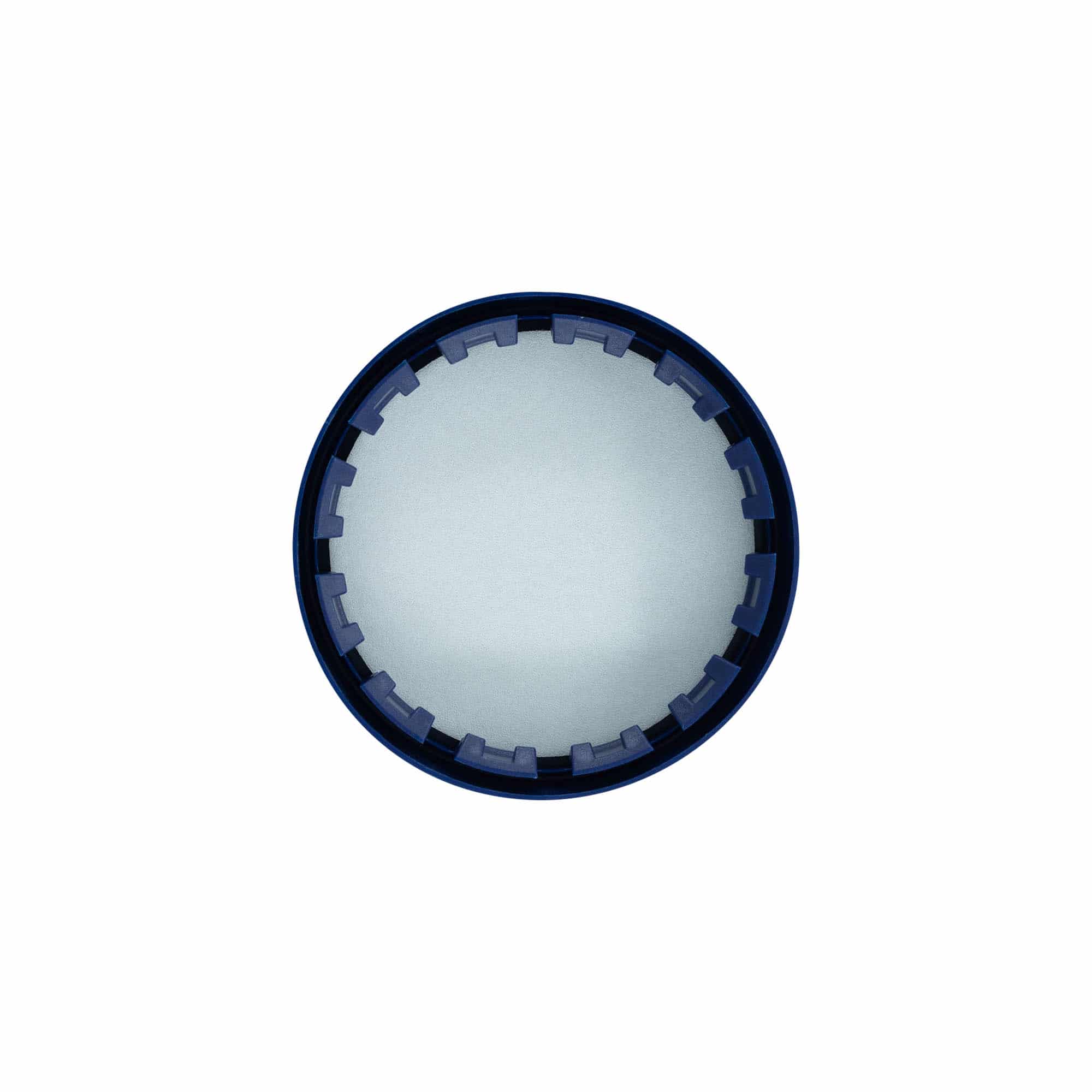 Kaanekork standardkeraamilisele potile, HDPE-plast, sinine